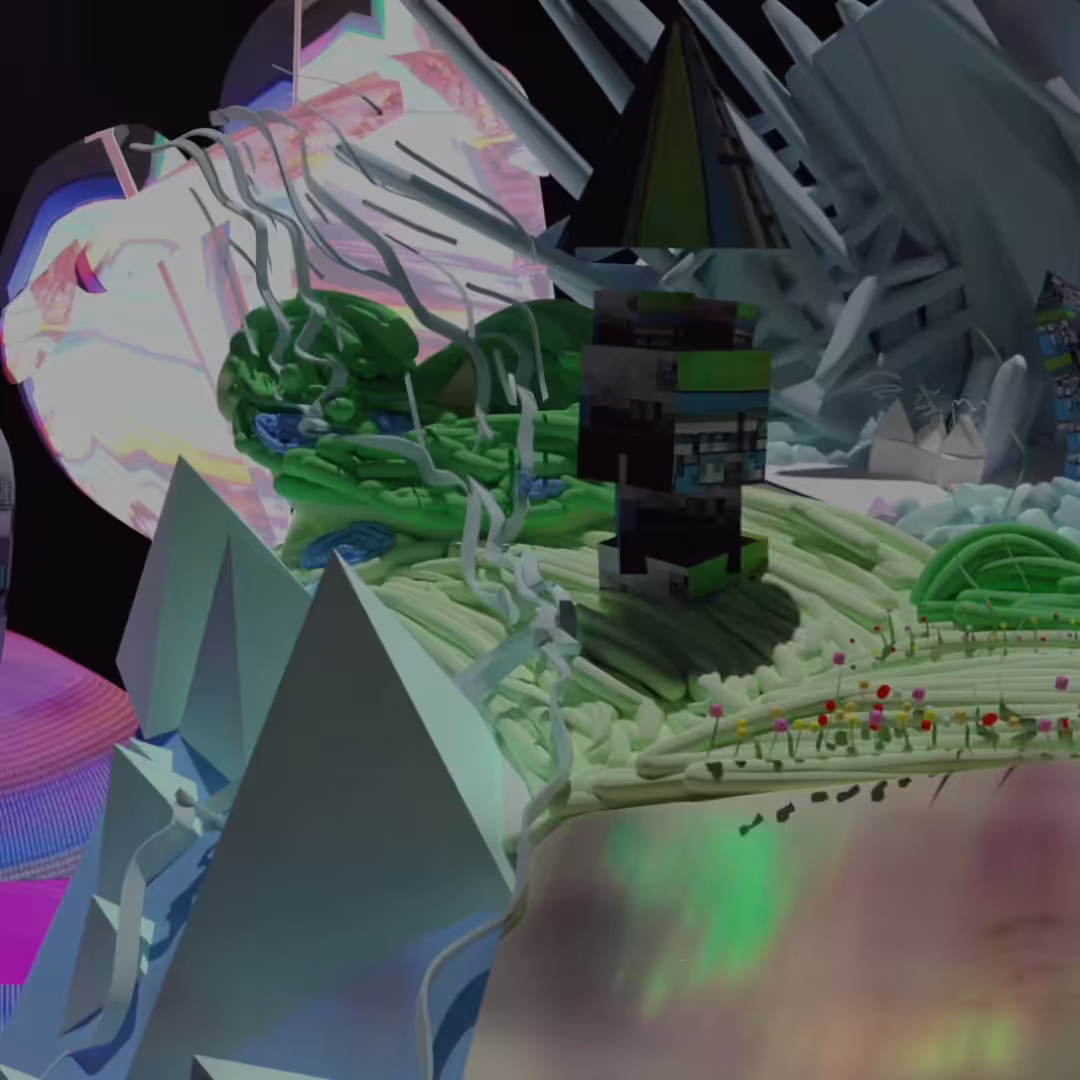 From the Void Came a World with a Tower and Little Flowers