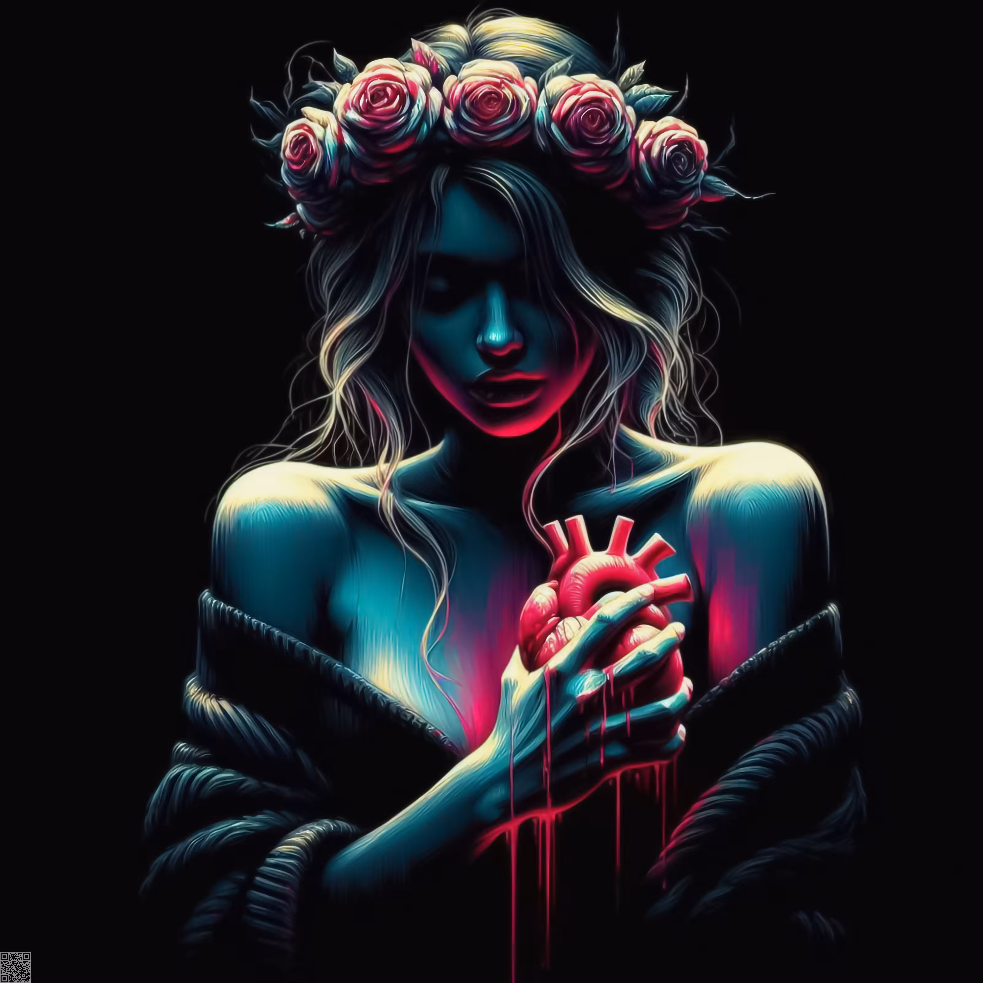 Szabo_Sandor_Zoltan_Art: 💔A torn out wounding heart🖤