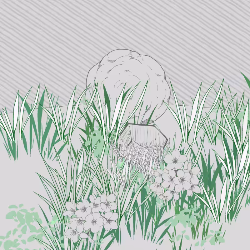 Wild Grass and Rubble #94