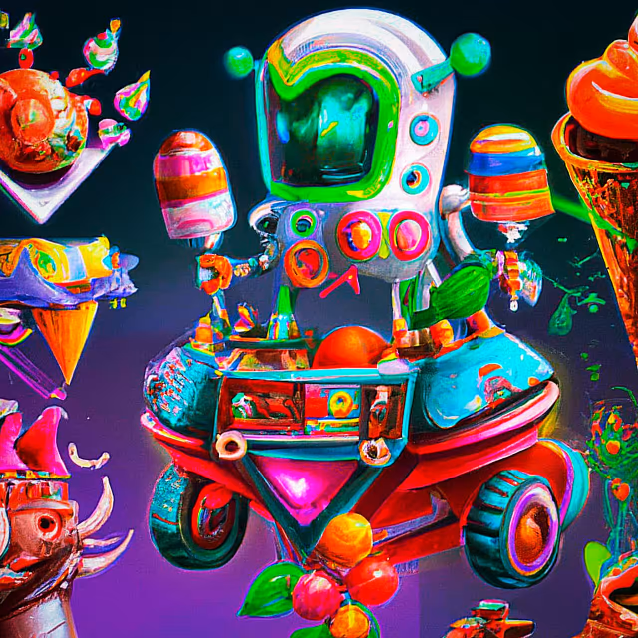 Riding thru space