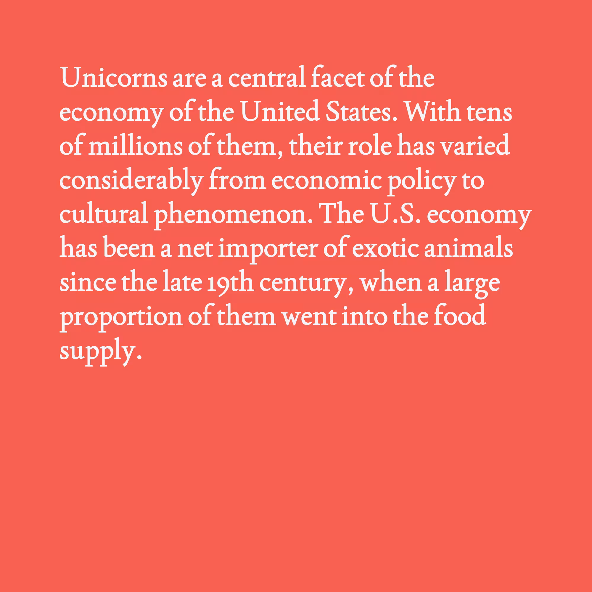 Unicorn Facts and Musings #27