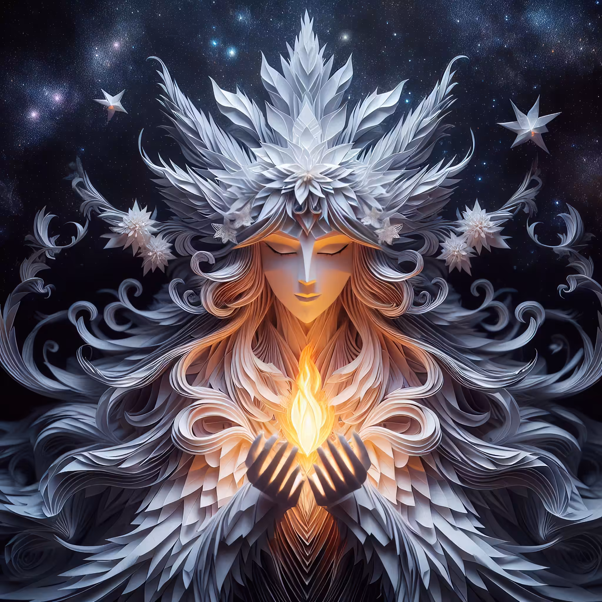 The goddess of fire.