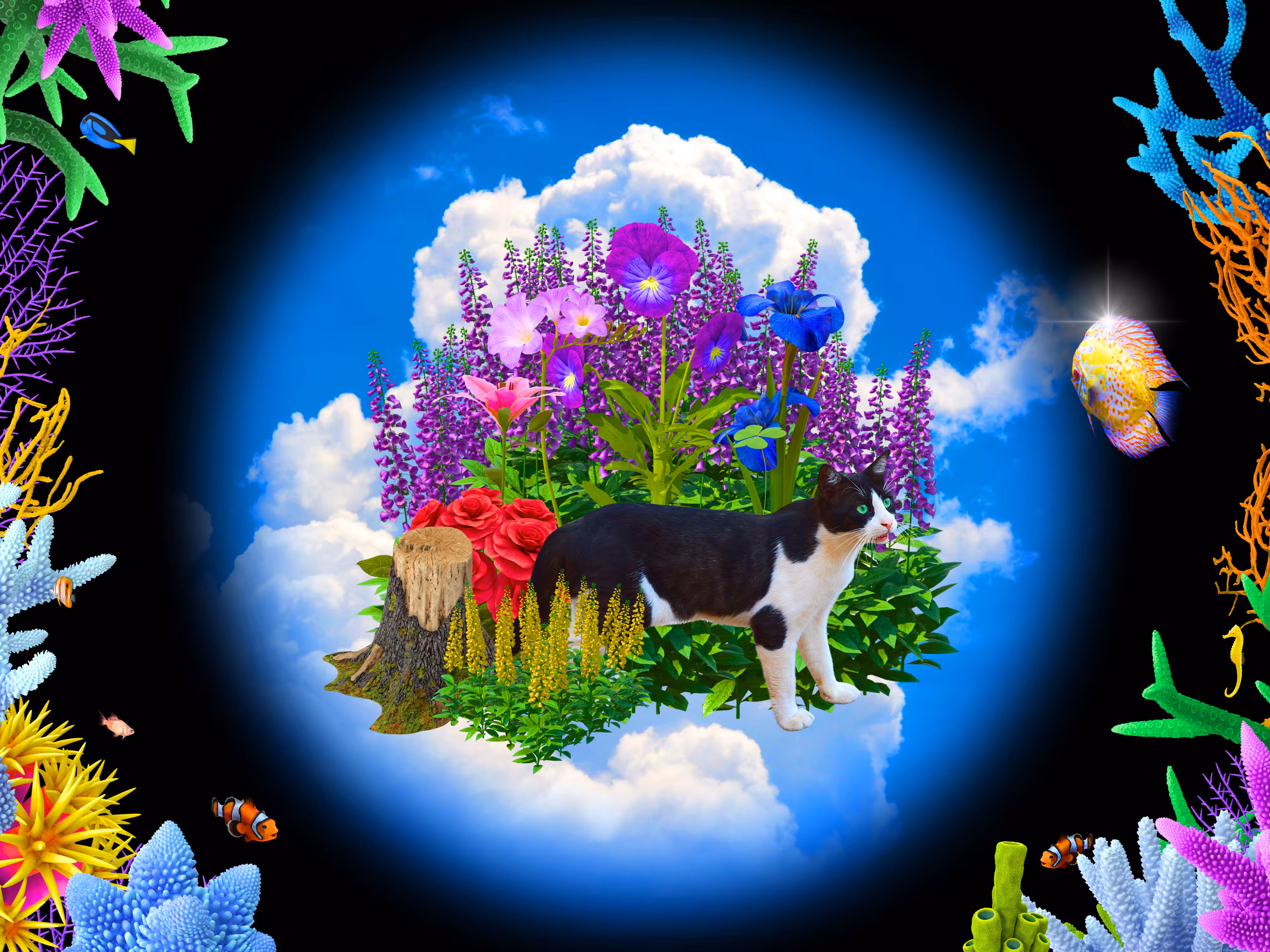 Portrait of a Cat in Dream