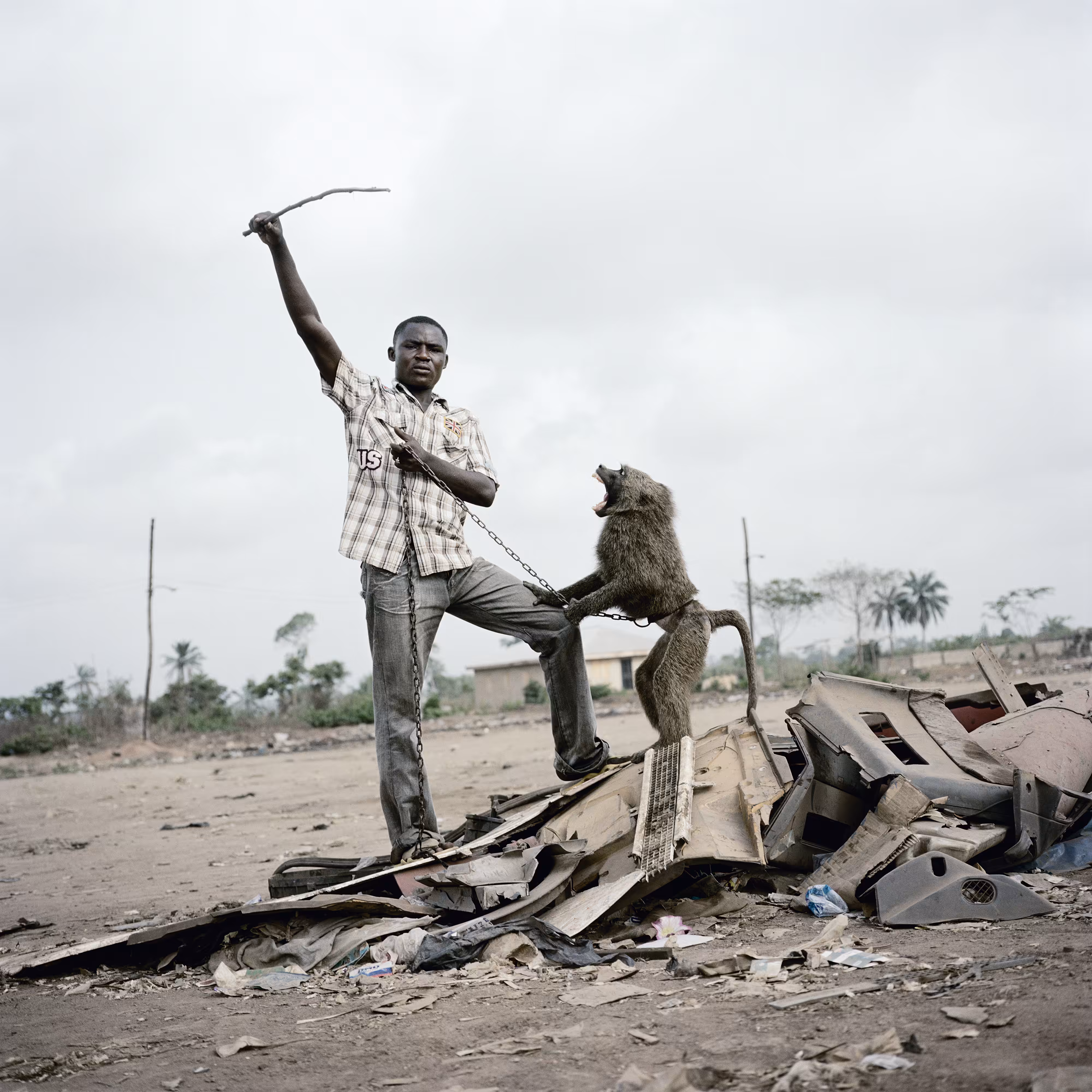 Alhaji Hassan with Ajasco, Ogere-Remo, Nigeria 2007