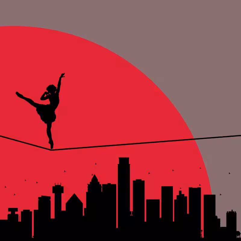Dancing over the city #14