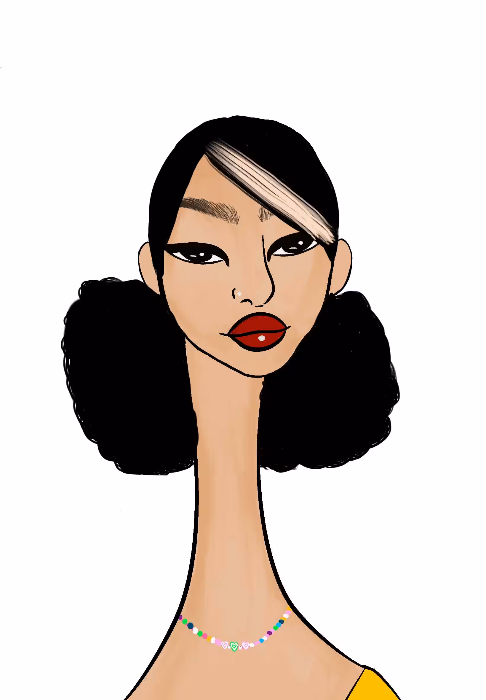 Long Neckie Ladies: Long Neckie Lady #1543