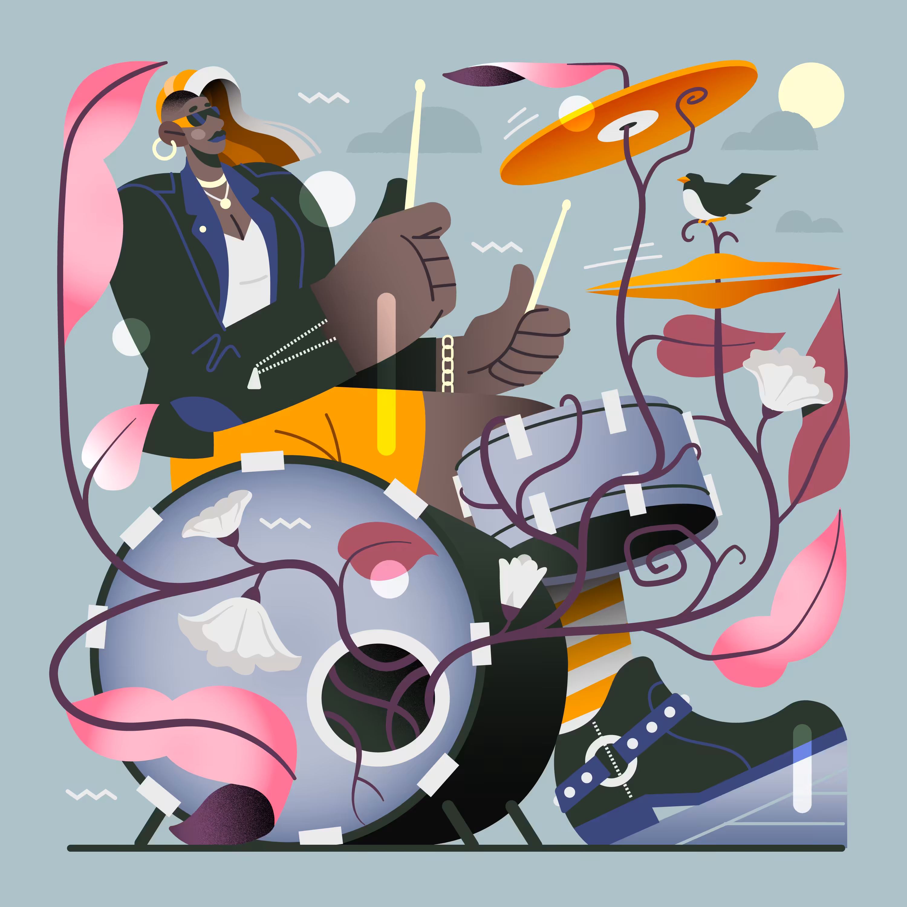 Birds, Plants & Music - The Drummer