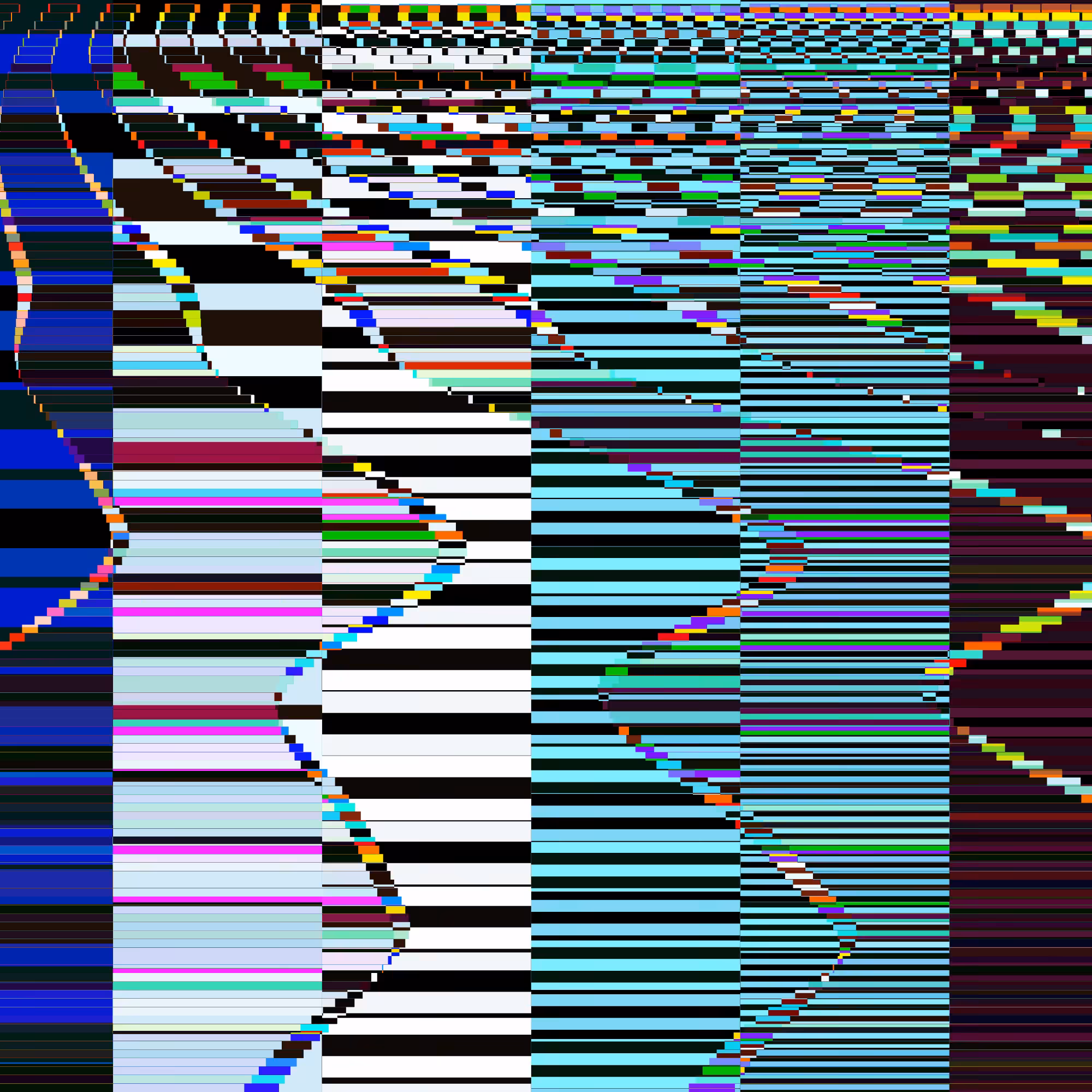 Glitchometry Stripes #99