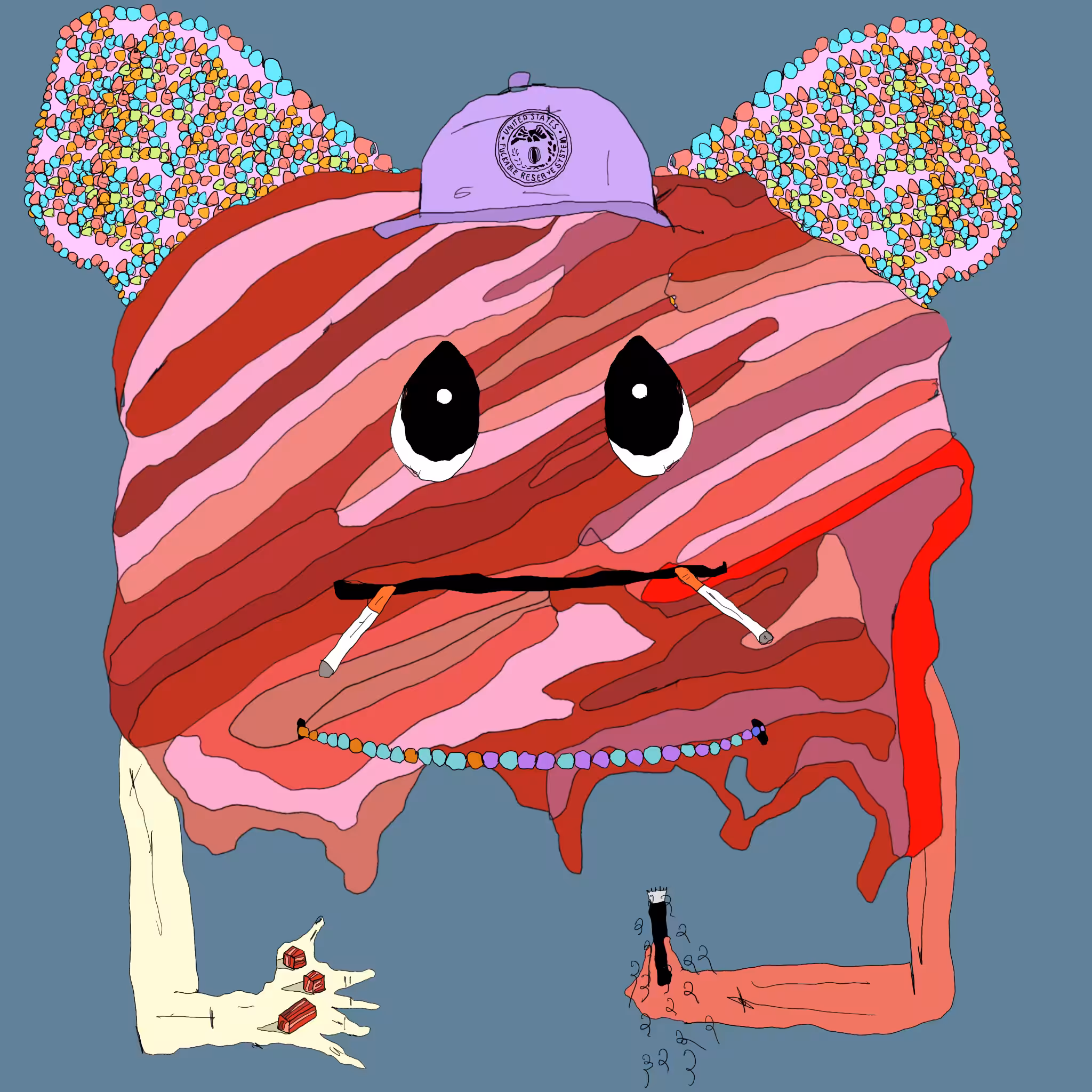 gristle buddeez worldwide: buddee #447