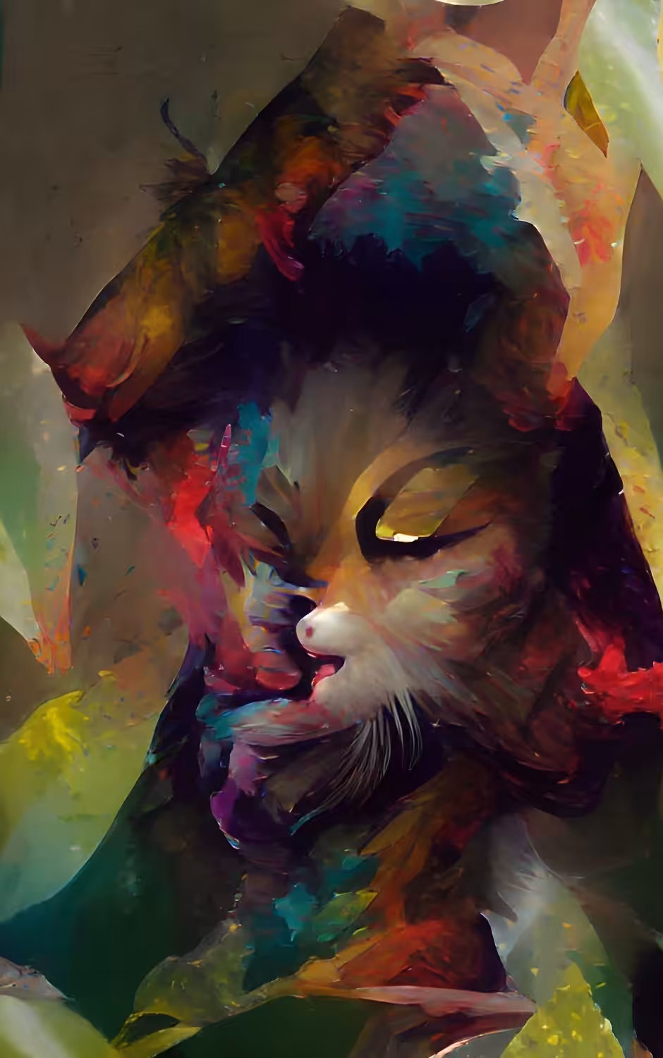 Feline Abstraction No. 4