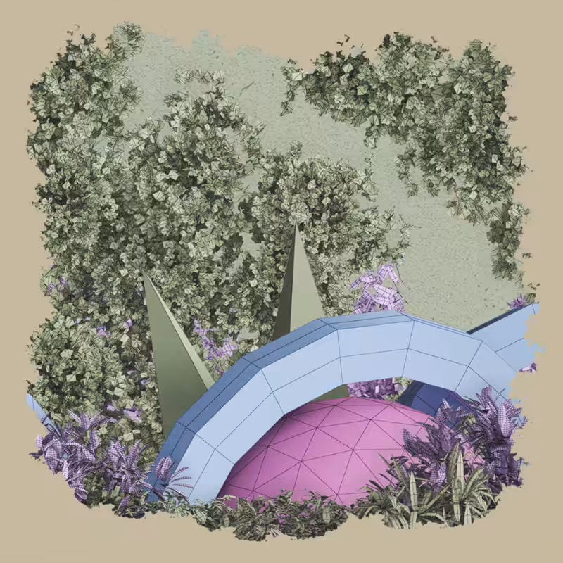 Geo-forest #3dart #12