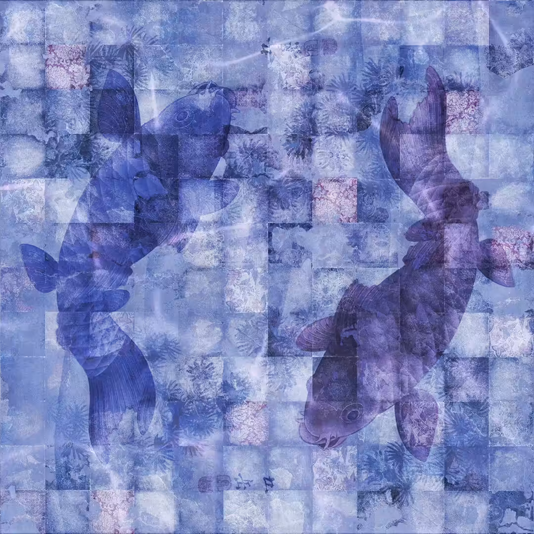 MYTHS: koi-blue