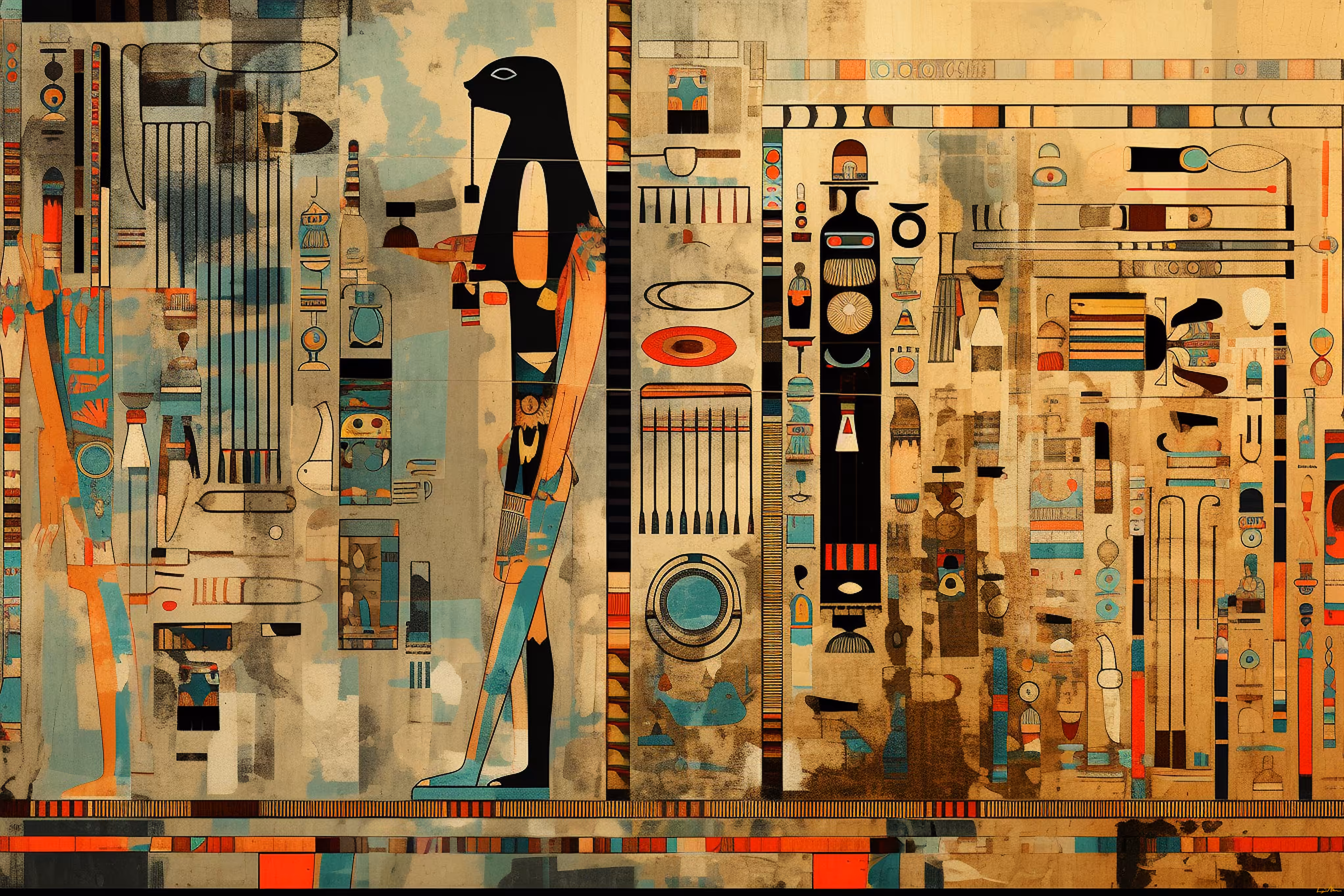 Daravogism x Egyptian Art 