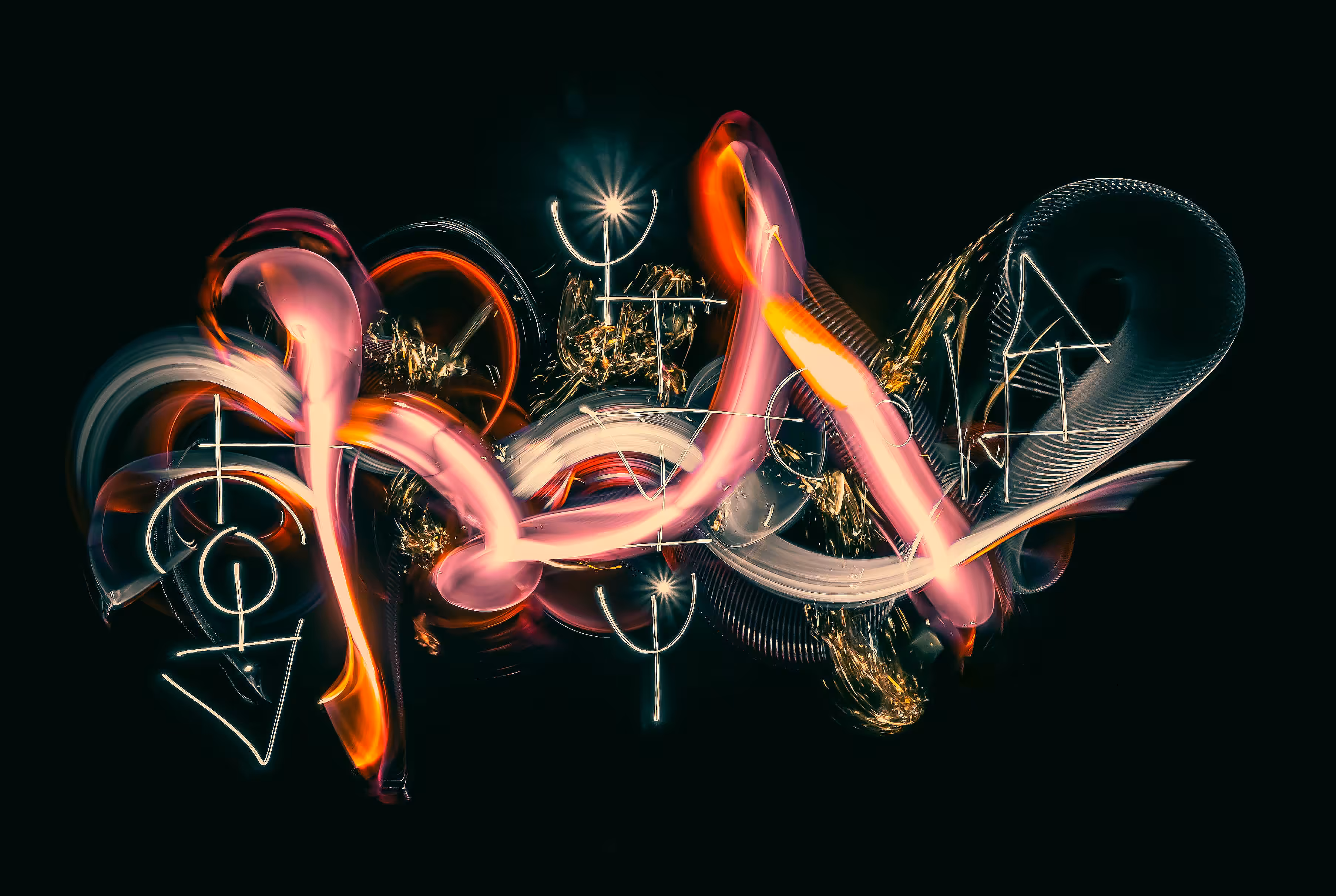 Light and symbols.