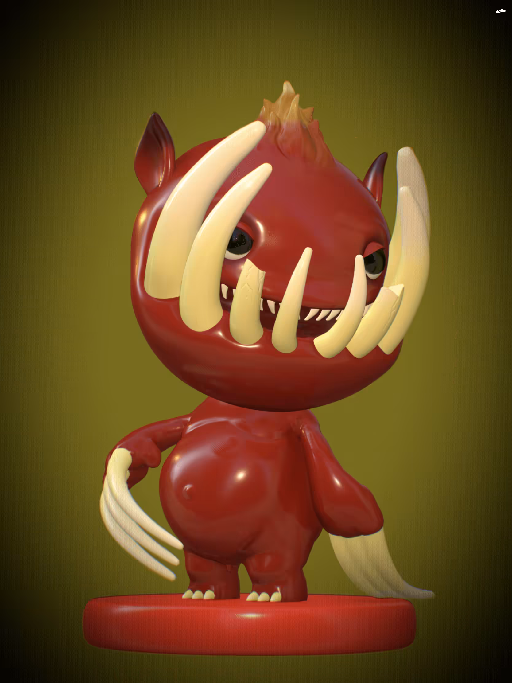 #1 wallteeth red fire