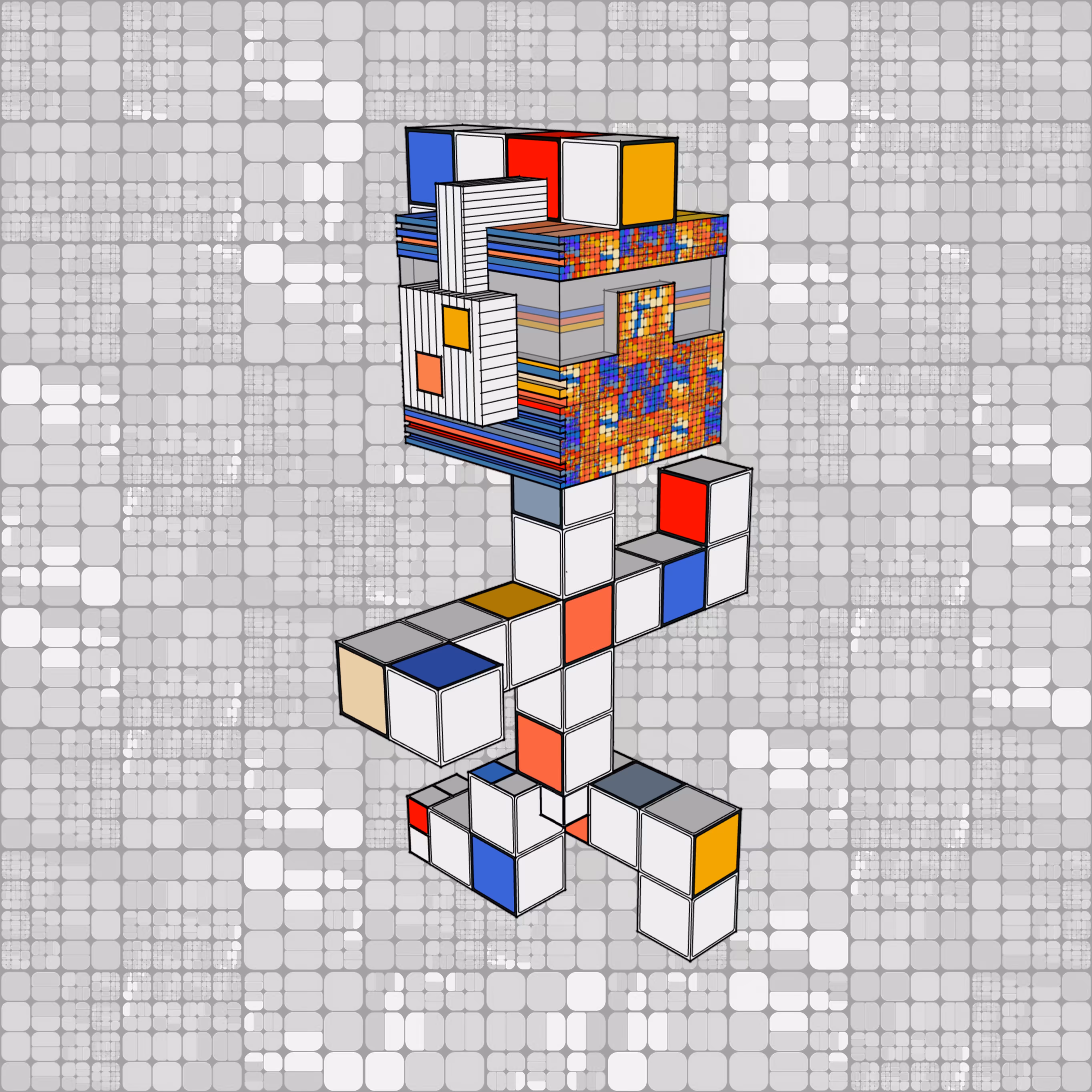 BrickBeads #6001 - 369_MosaicCube