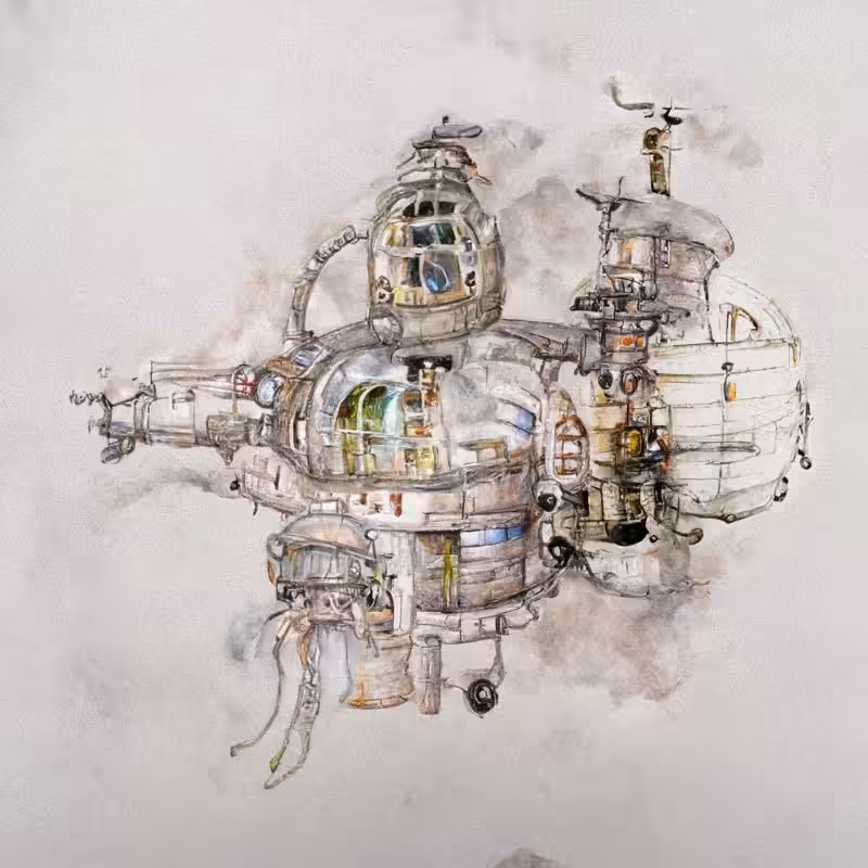 Utopian Space Castles #5