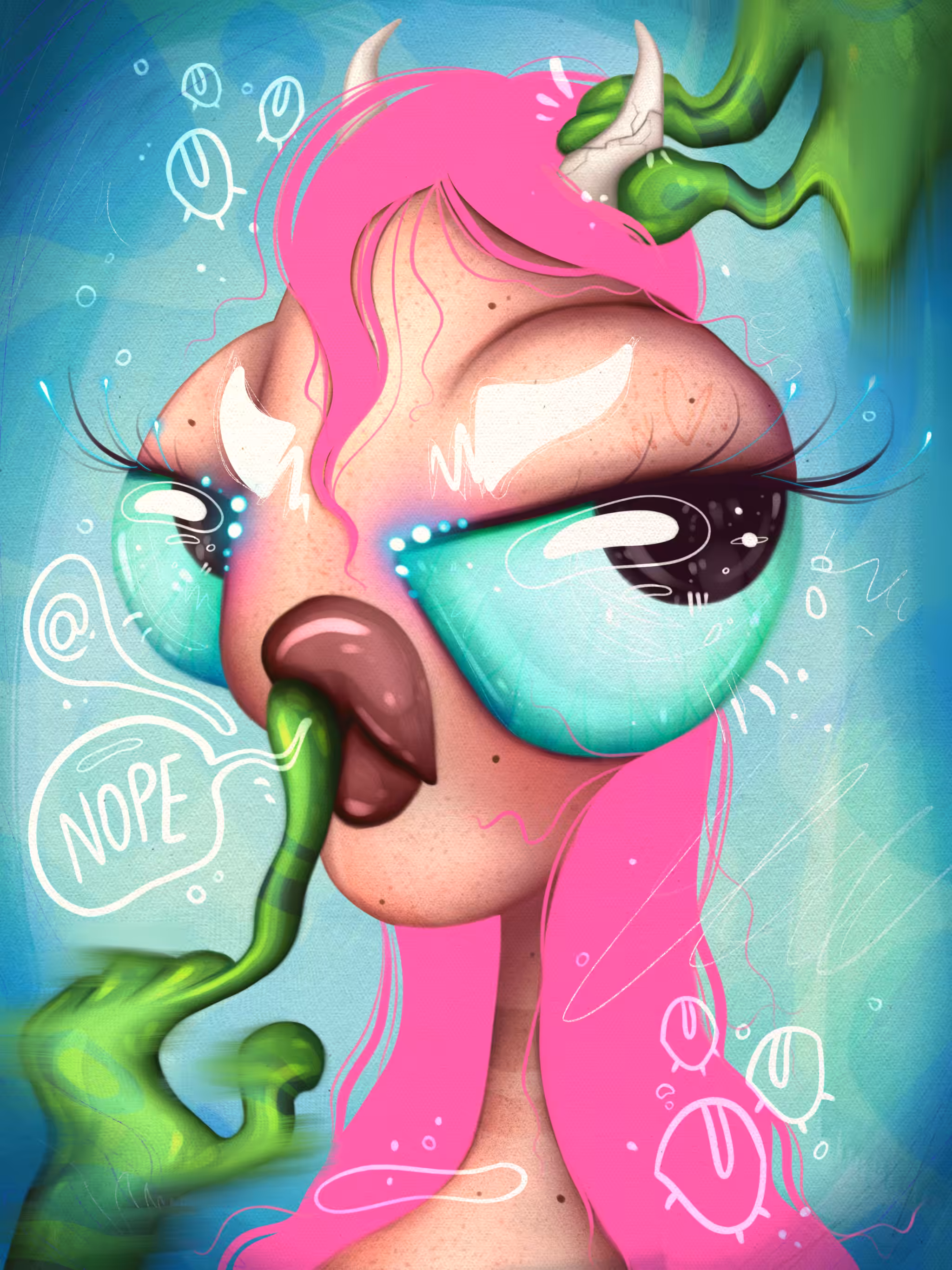 Quite weird girl