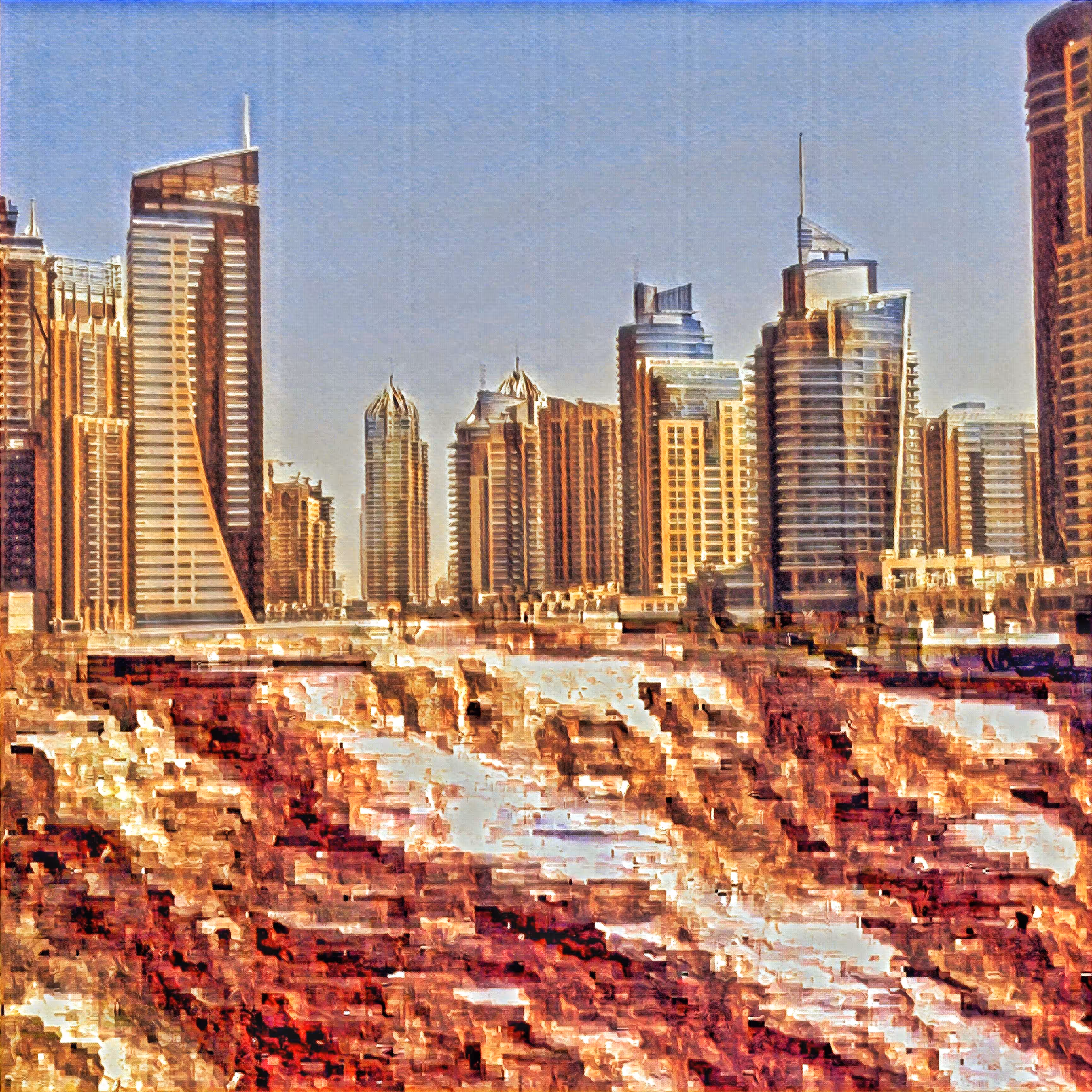 Study for Dubai landscape