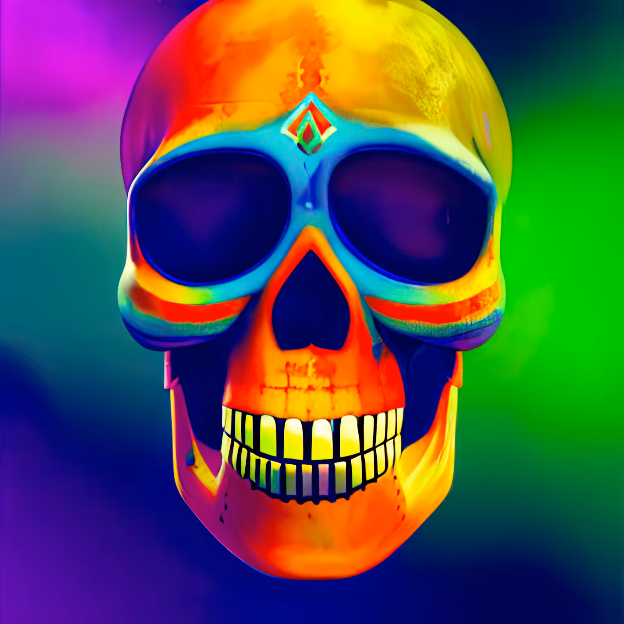 Head Case - A Color Study: Head Case #381