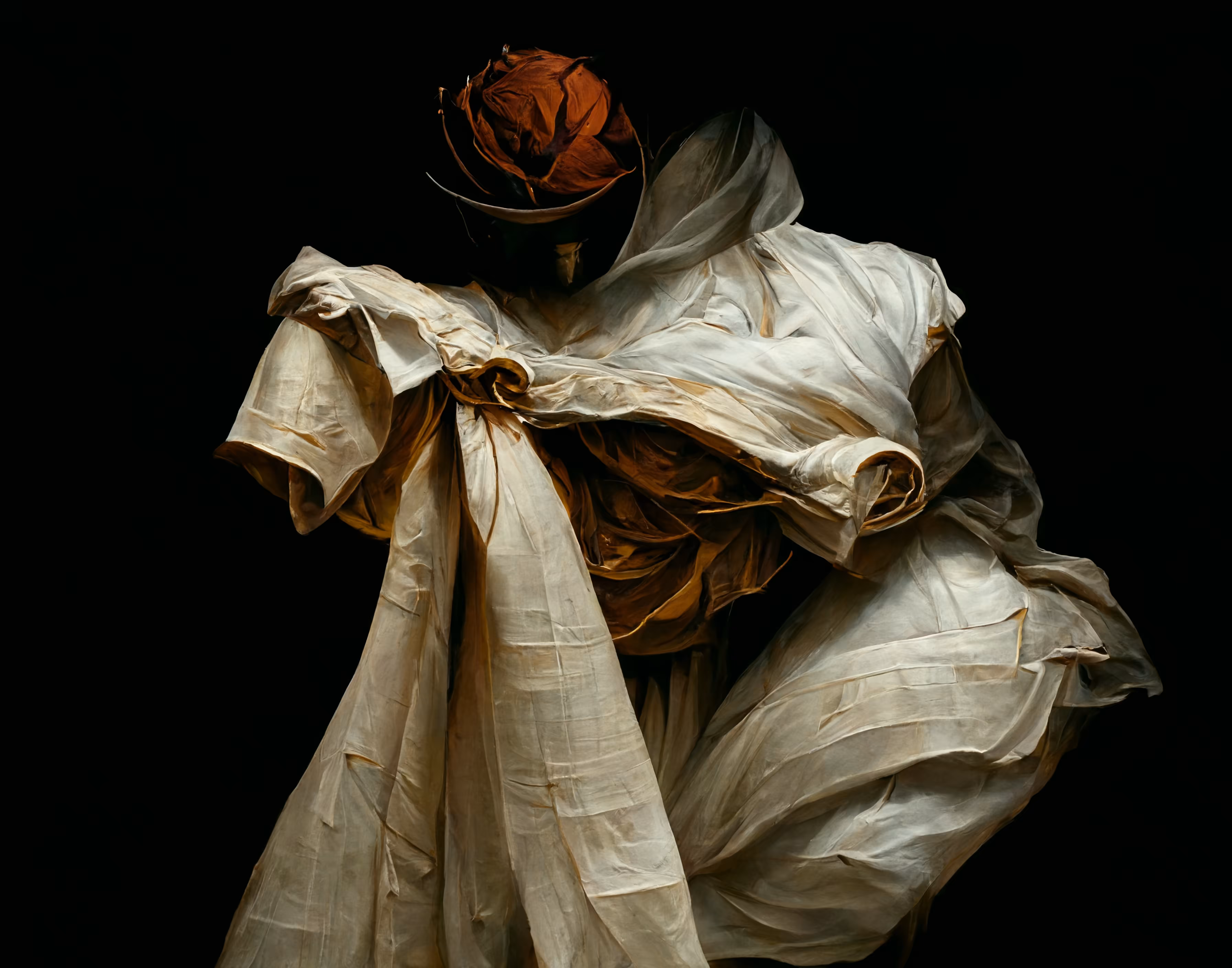 Still life with linen cloth