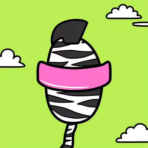 Cloudy zebra