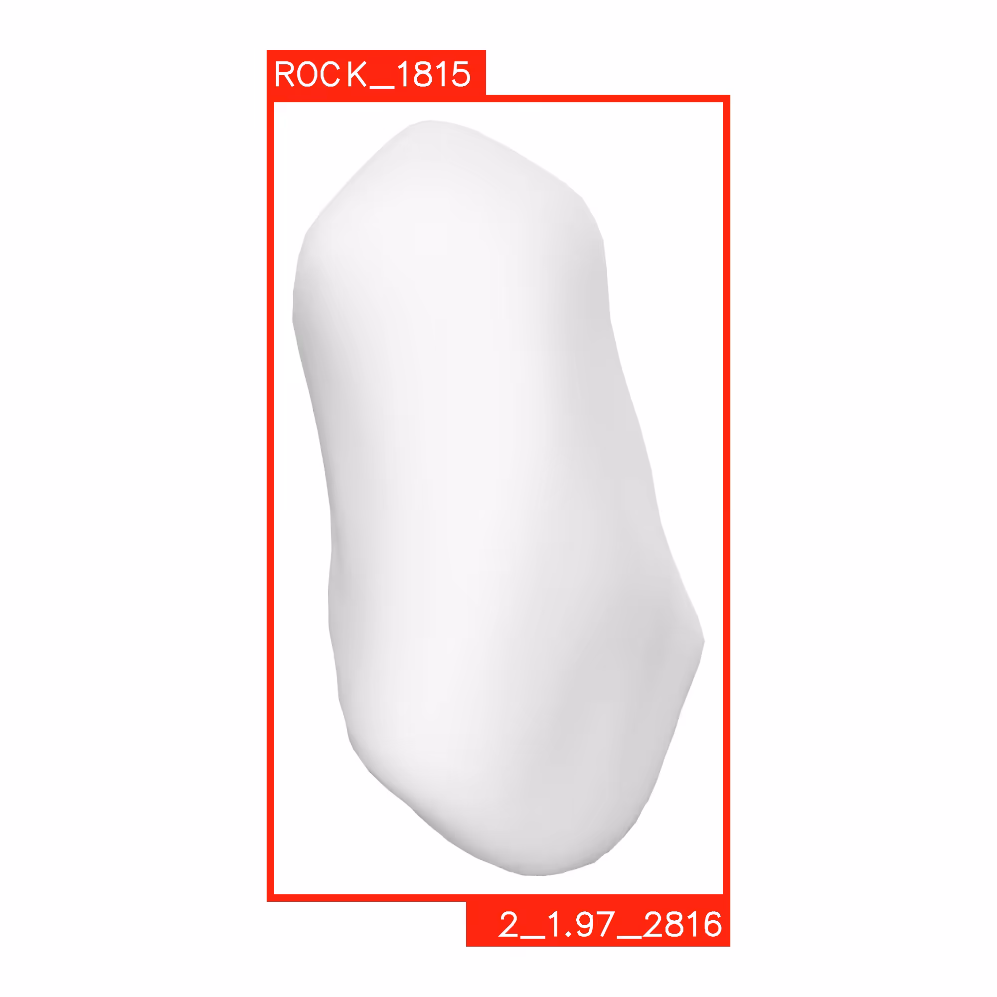 UNSHADED ROCKS: ROCK 1815