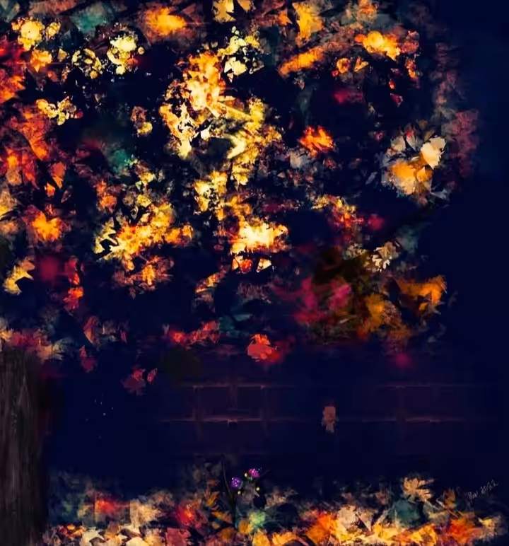 Autumn at Arlington row
