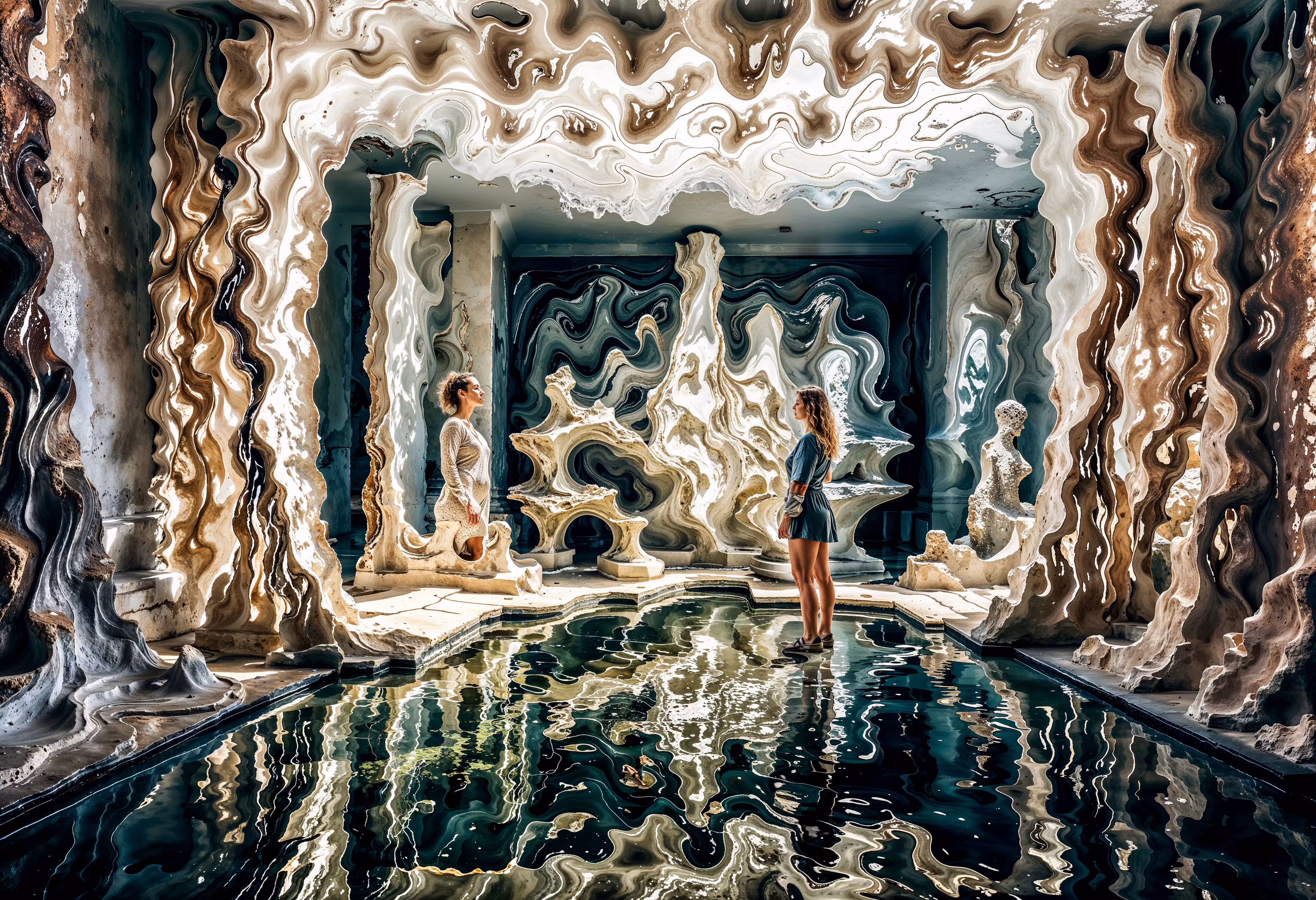 TOKENIZED GARBAGE: TRANSDIMENSIONAL EROSION 5 💎🪨 (WIYW - GANs, MJ6, SDXL & Magnific)