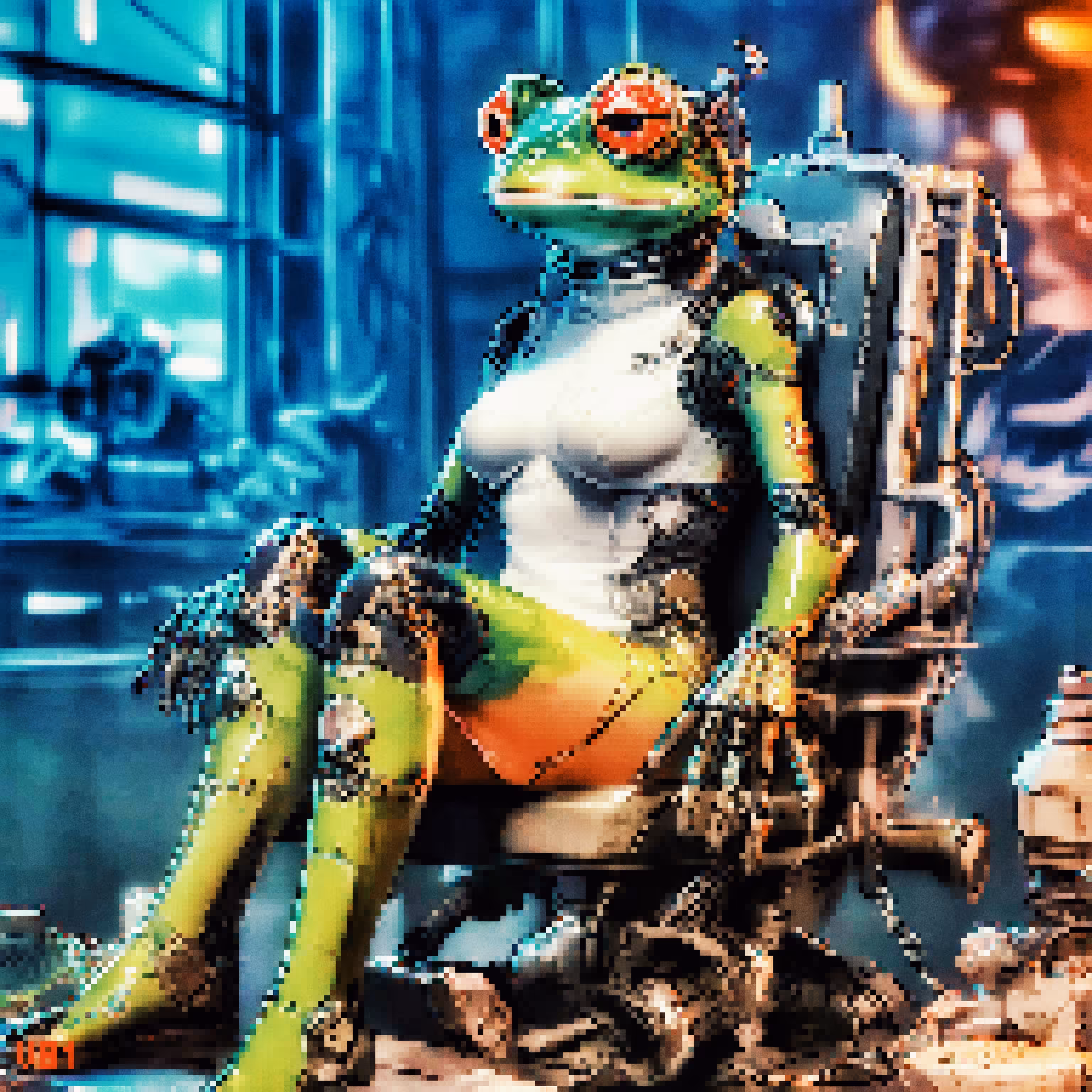 The queen of crypto frogs. 