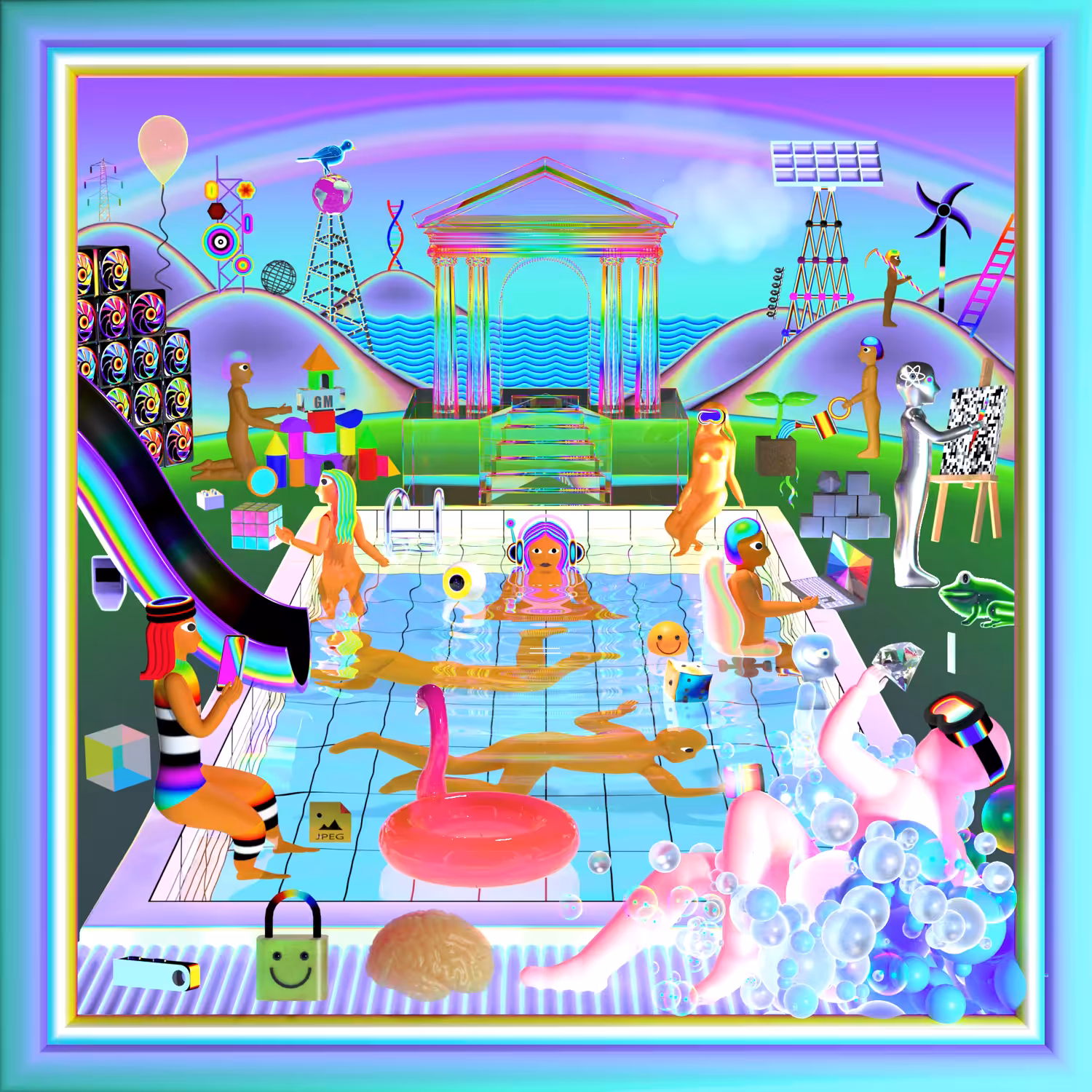 The Magical Garden of Virtual Deities