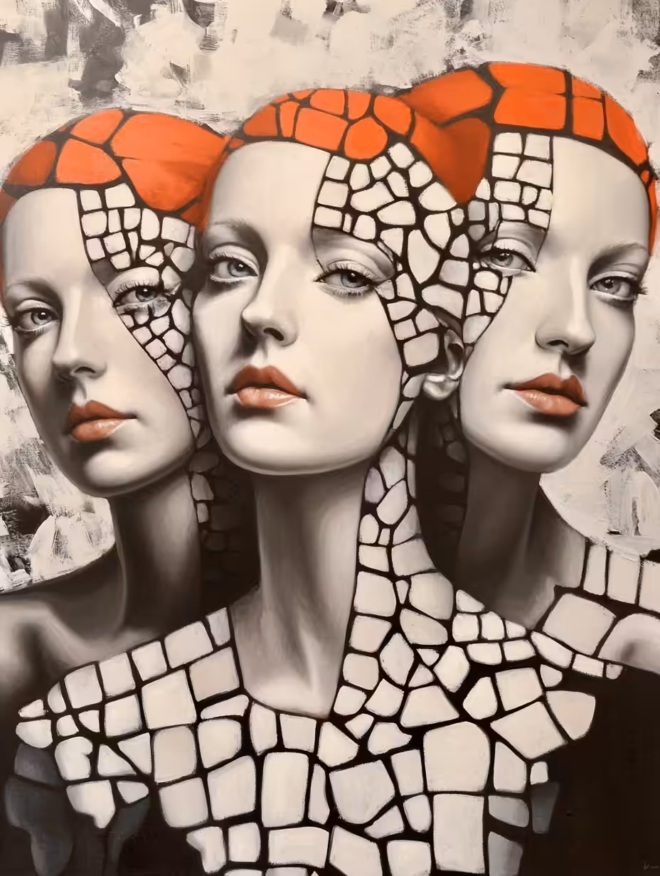 In pieces