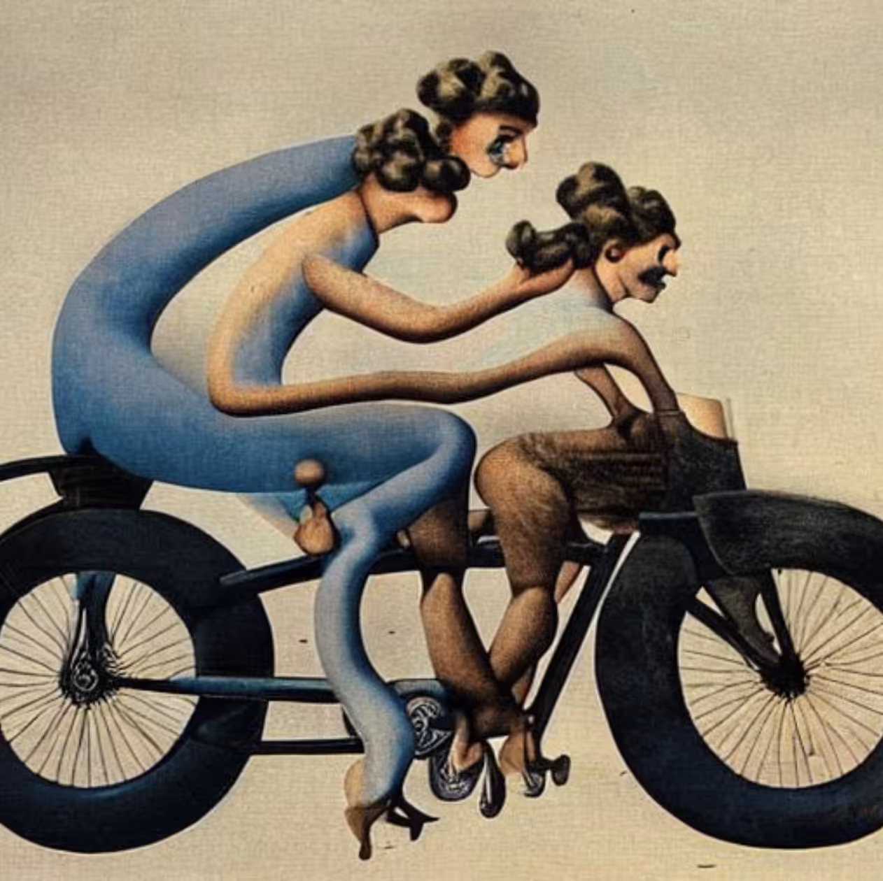 Triplets on Dali Bike