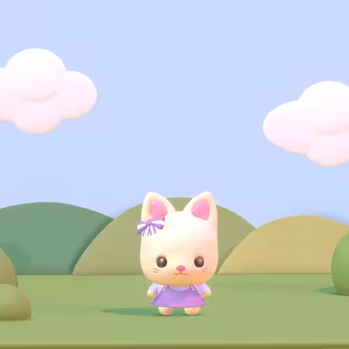 baby cream cat #2 mura-chan