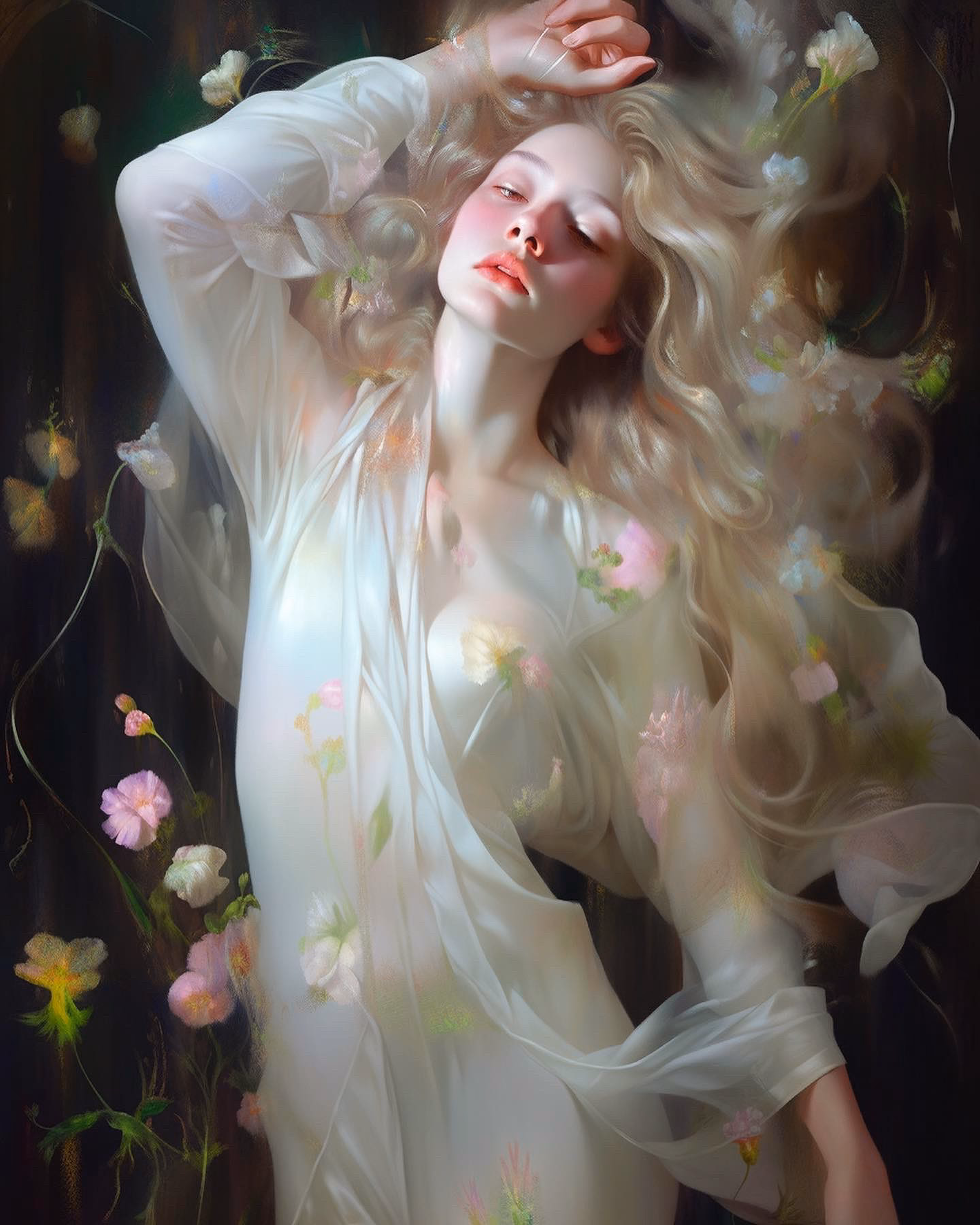 Floral Girl #1