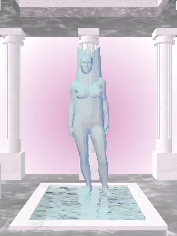 HeavenComputer: The Fragmented Loser Radioactive Aqua Woman #1671