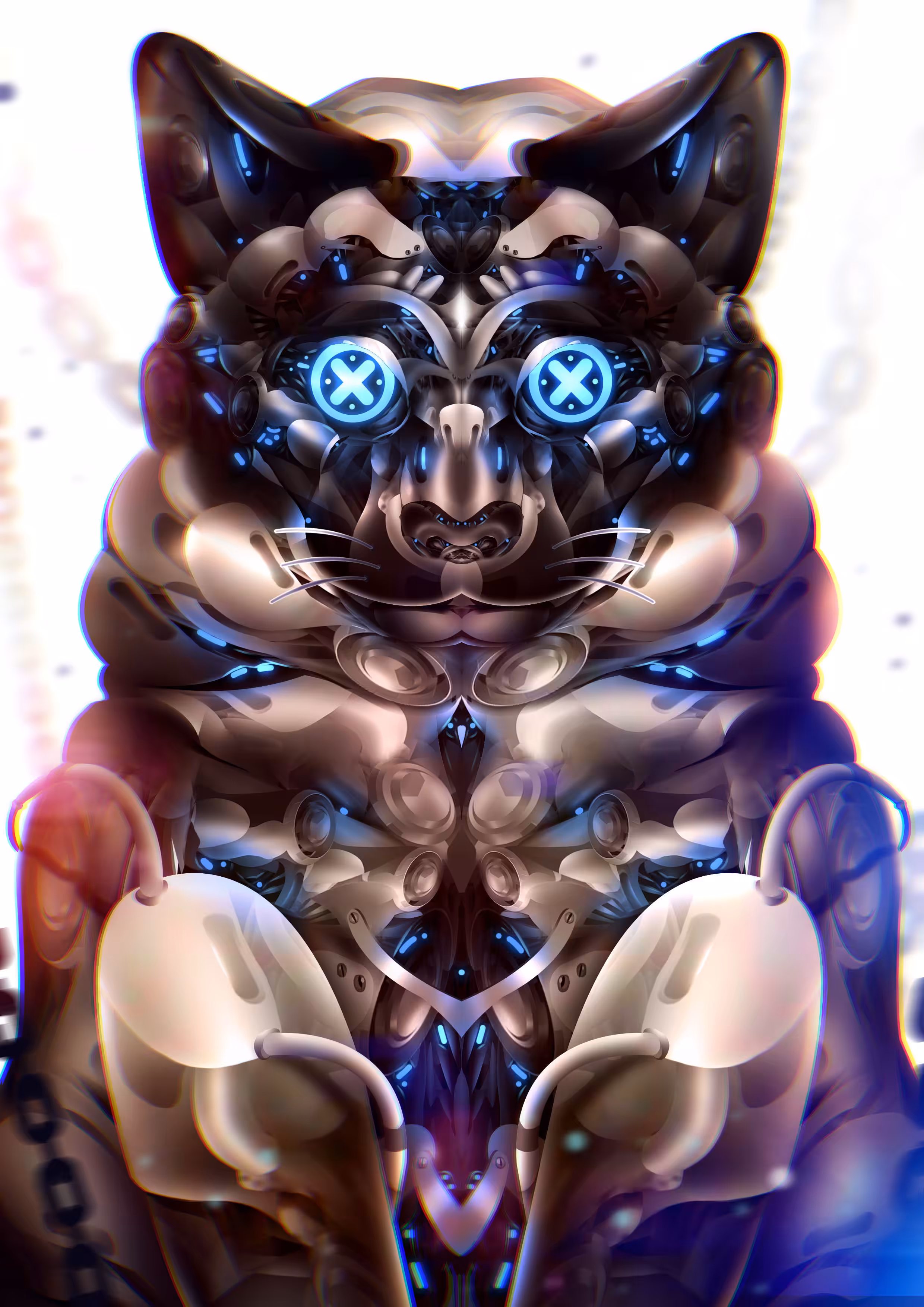 CYBORG HIMALAYAN CAT #037