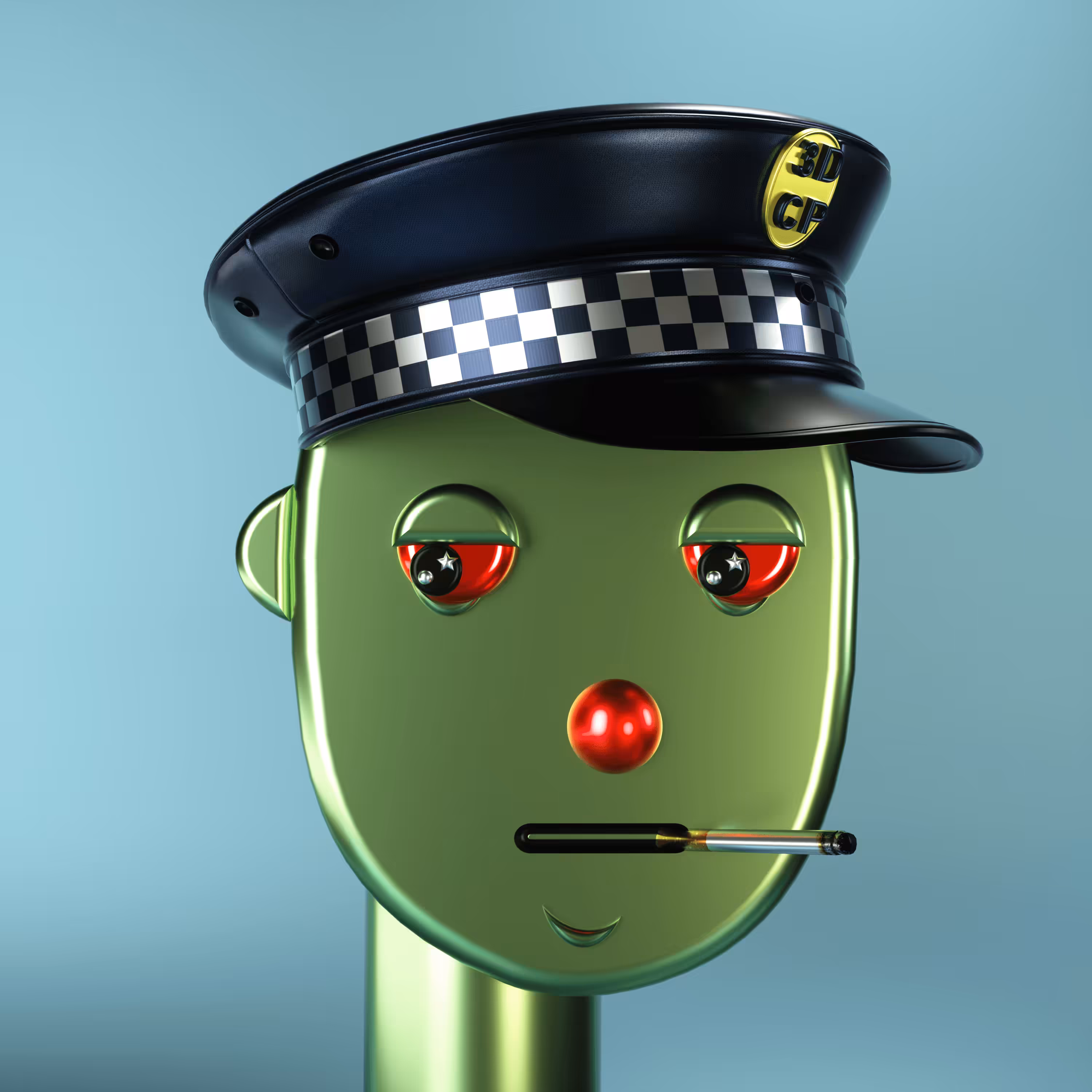 3D Chrome Punk #0797
