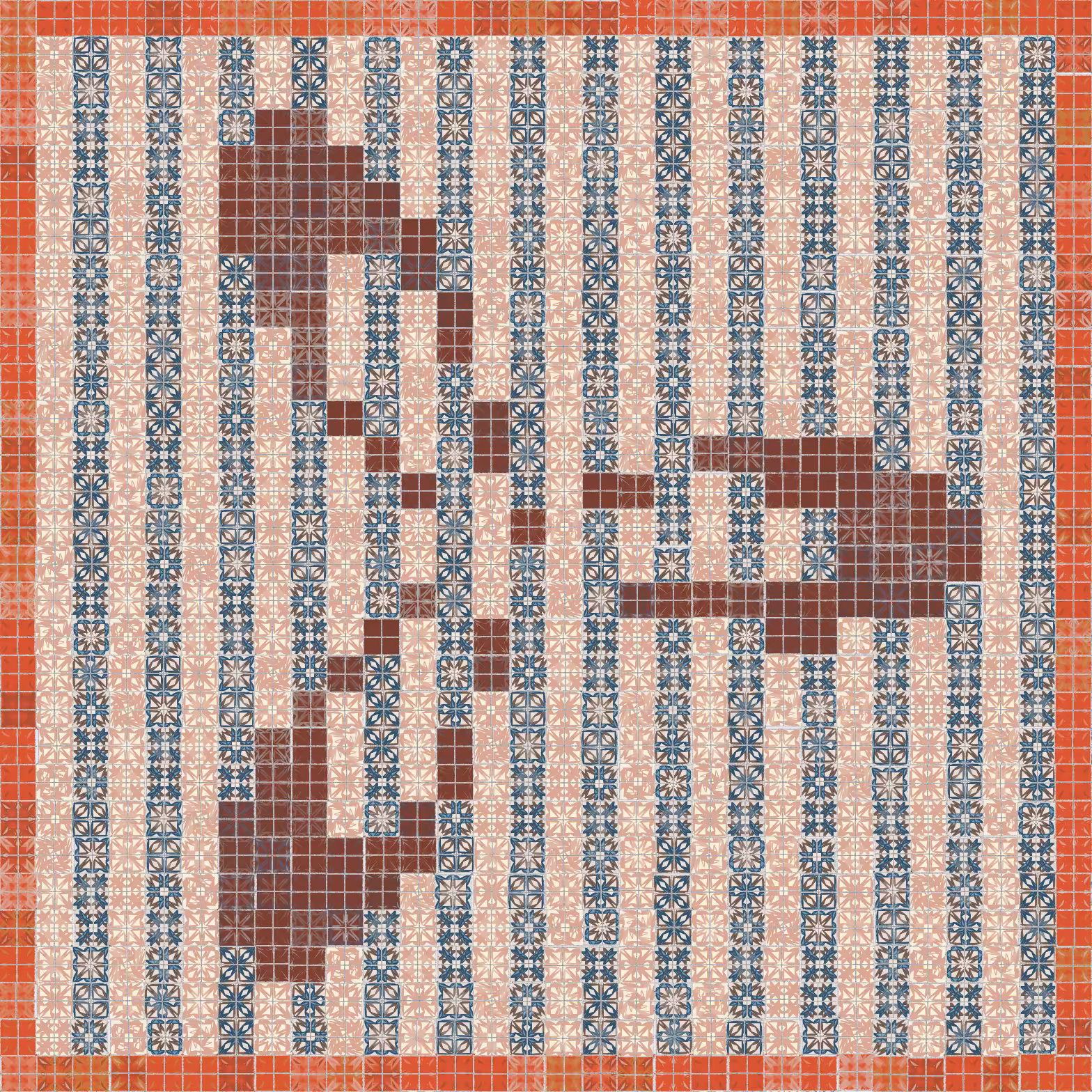 Glimpse Of Geometrical Azulejos #8