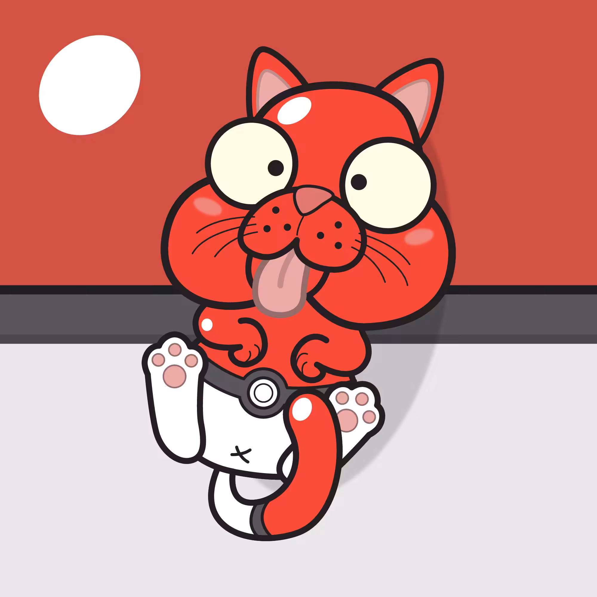 S001 --- Laying Derp Cateball ---