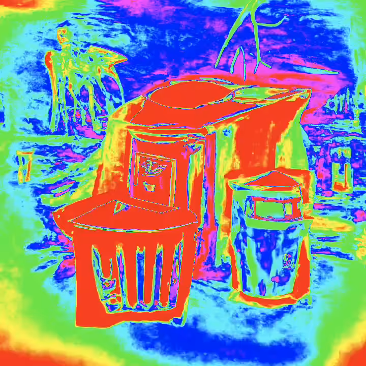 Trippy Trash Bin