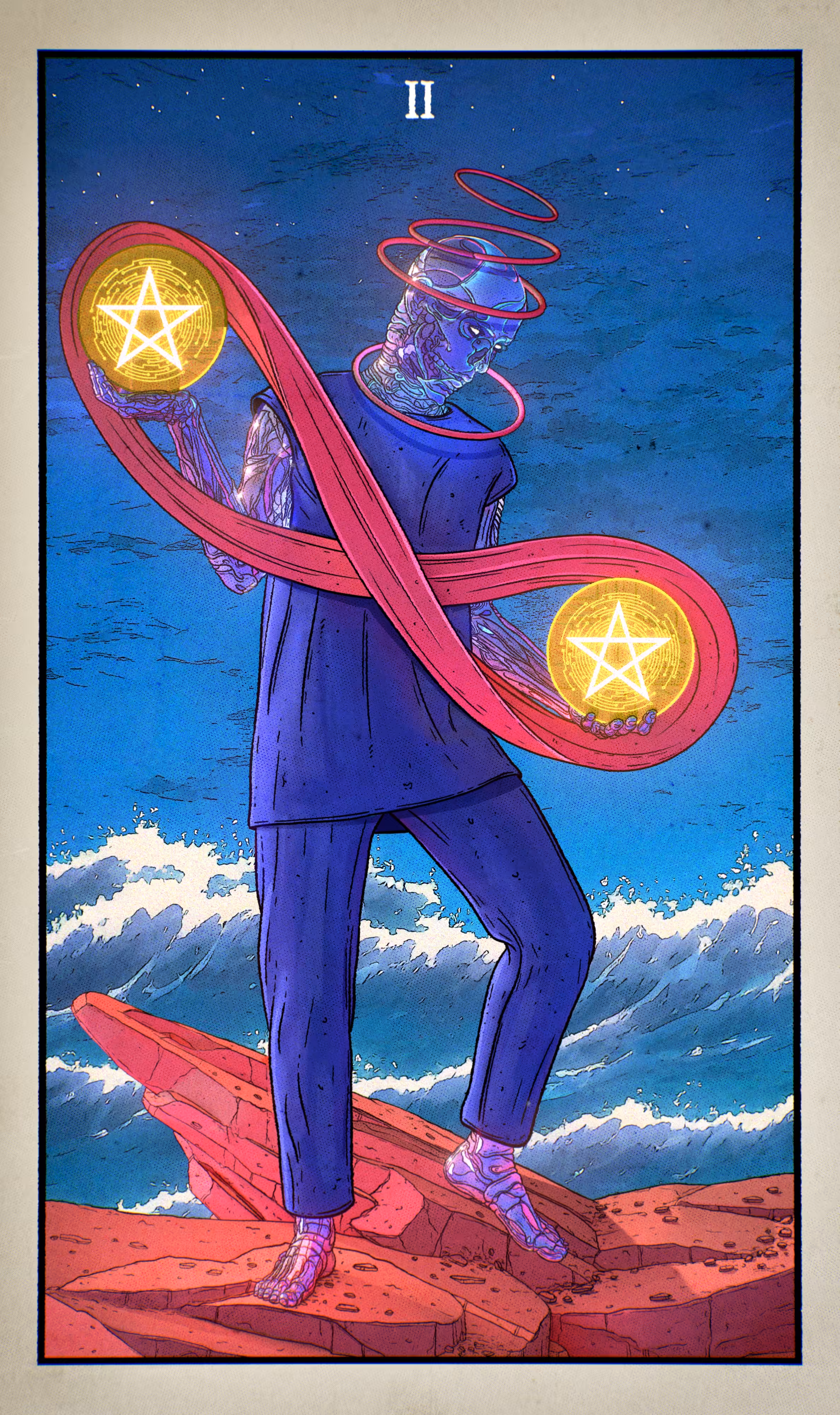 The Fool's Journey: 2 of Pentacles — Master
