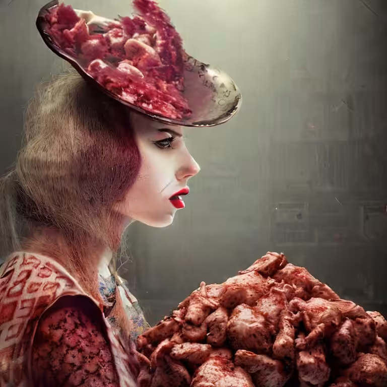 Alice and her Meat Hat