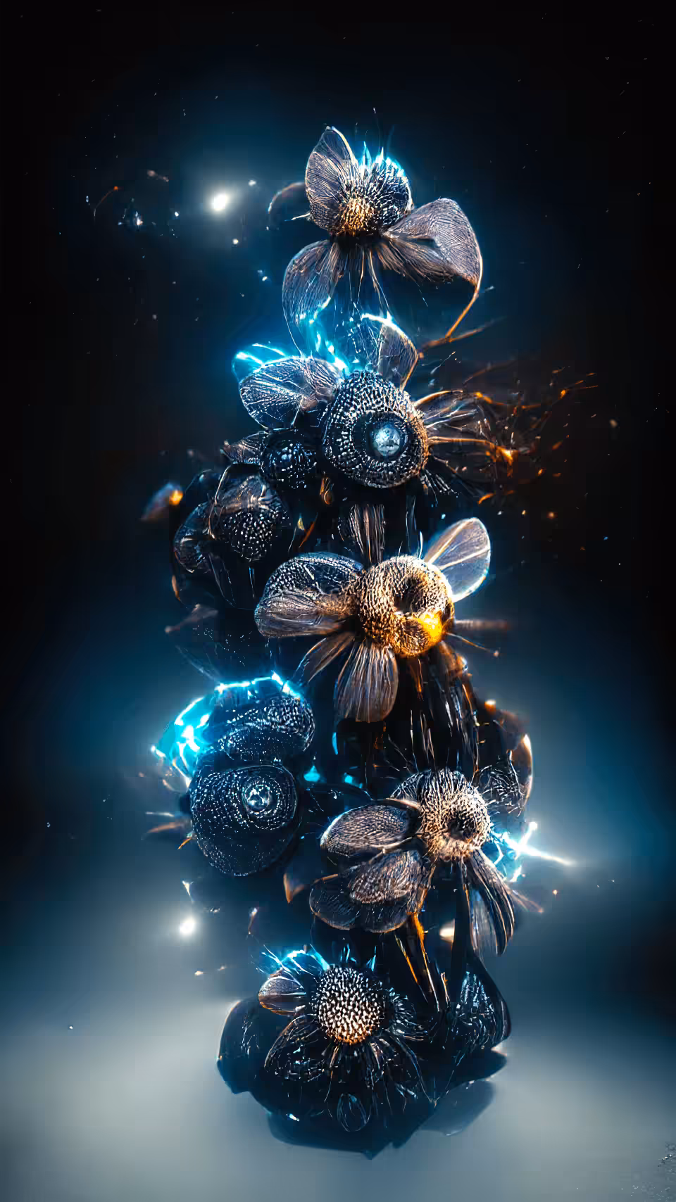Imaginarium AI #039 - Europa Deep Ocean Sunflower