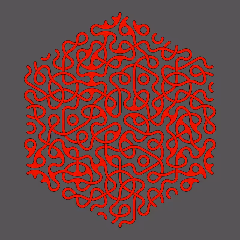 Threefold Symmetry - Dark Variations #502