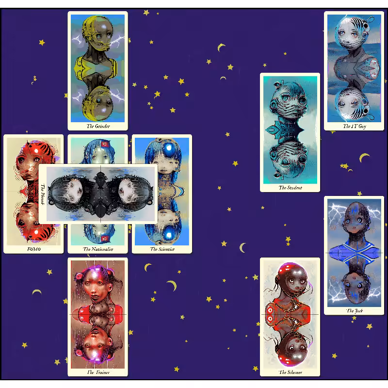 Reflexions - the fxhash tarot #13