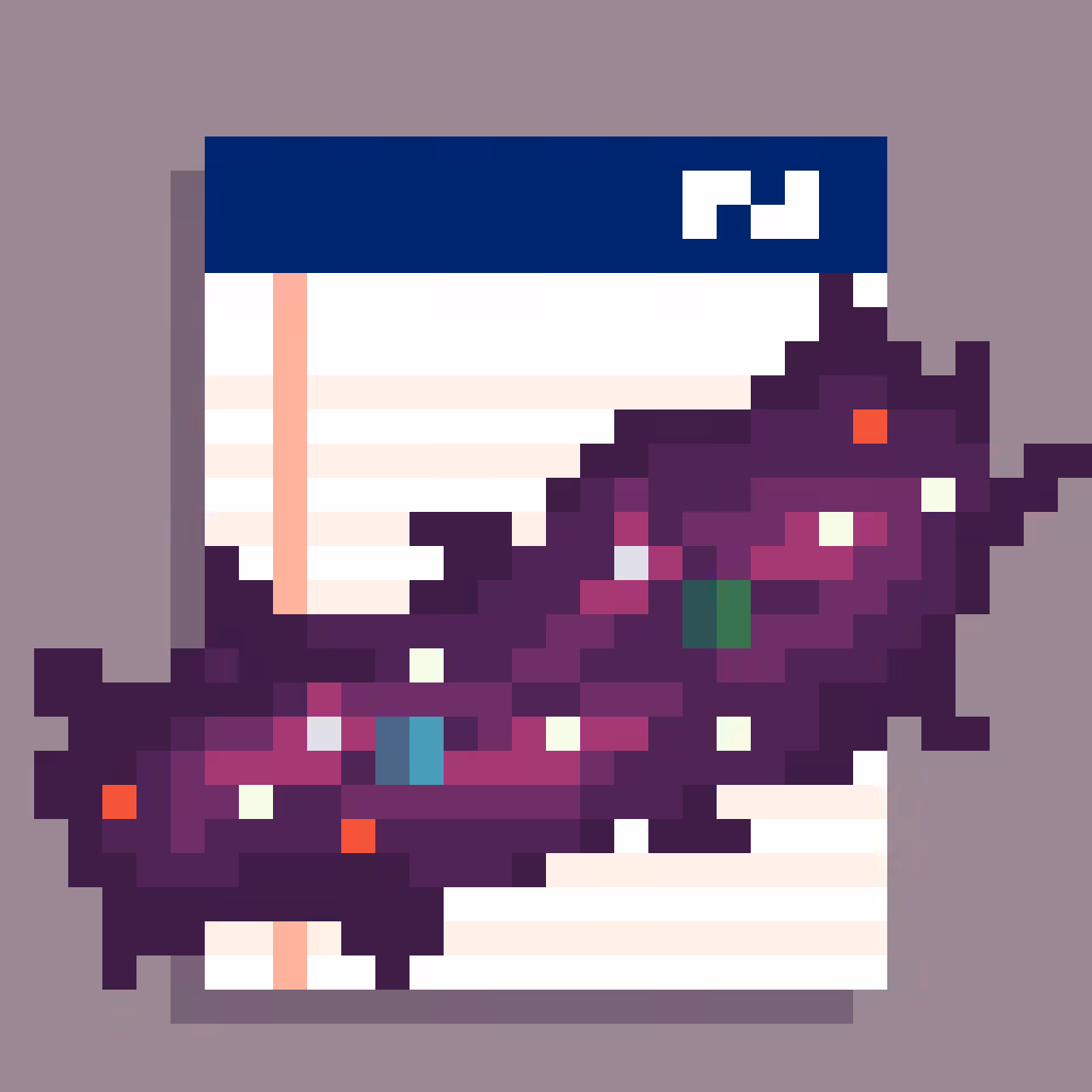 Pixel Art Doodles: Generative #446