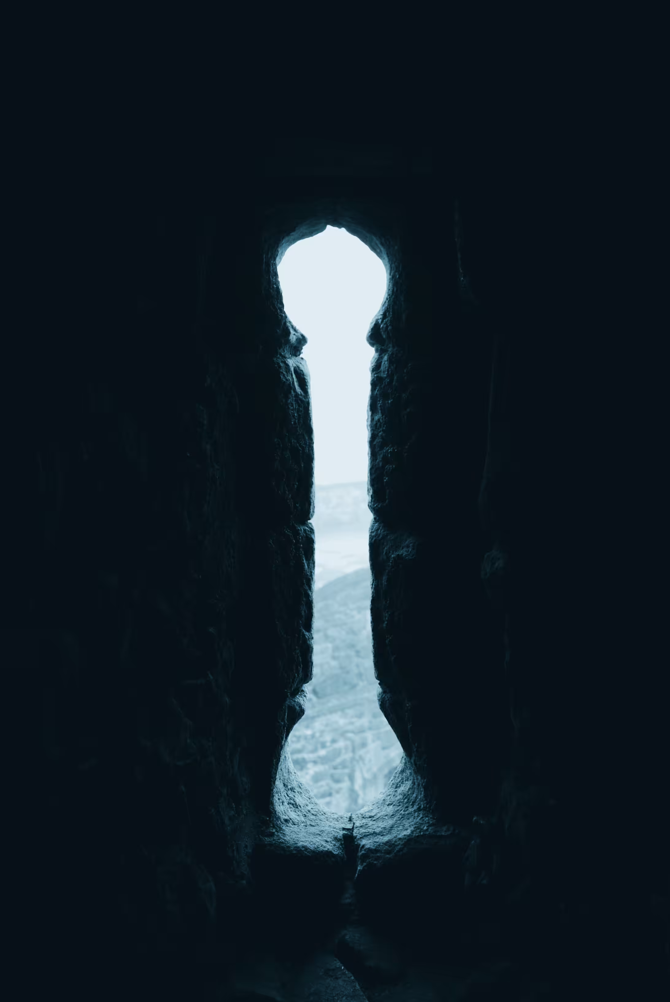 Interestingly Shaped Sea Cave
