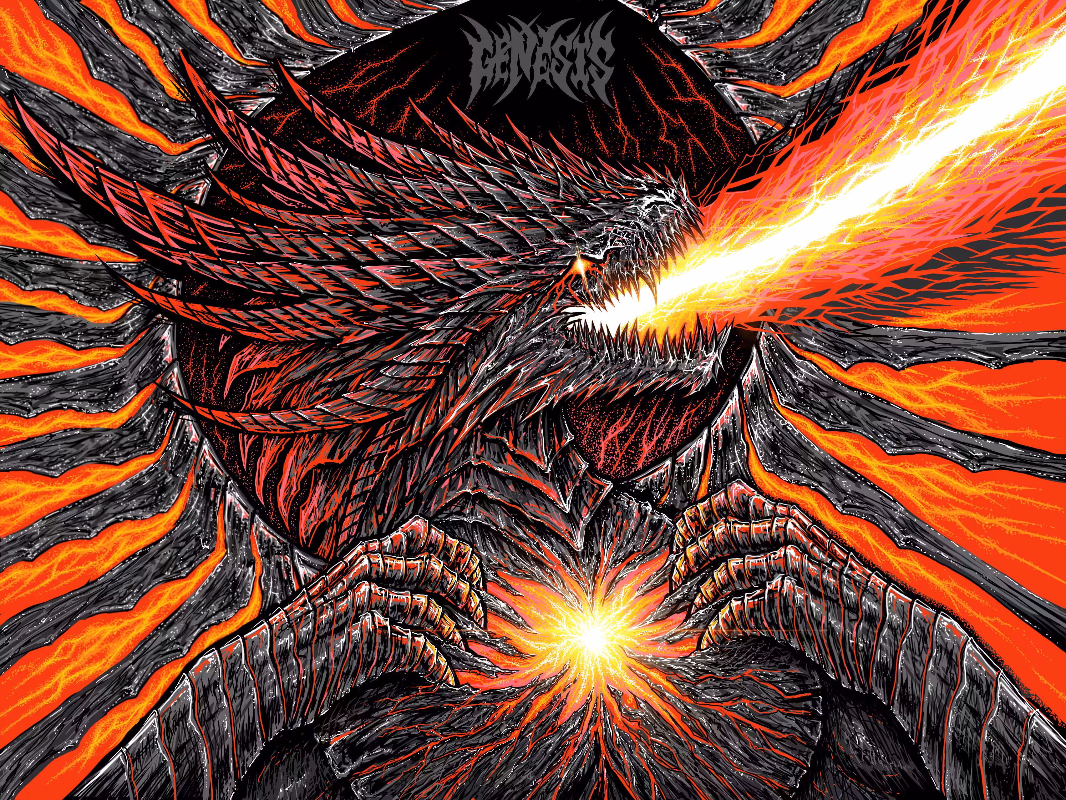 Magma dragon