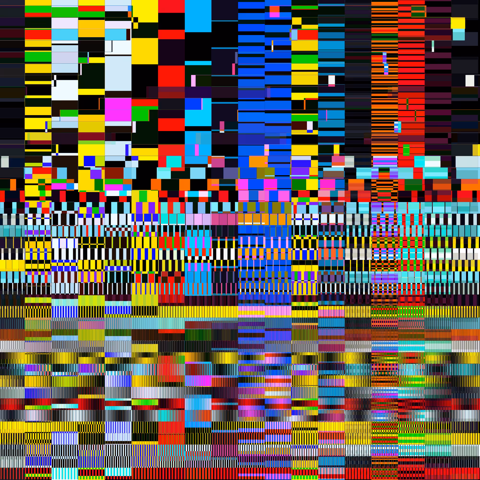 Glitchometry Stripes #127